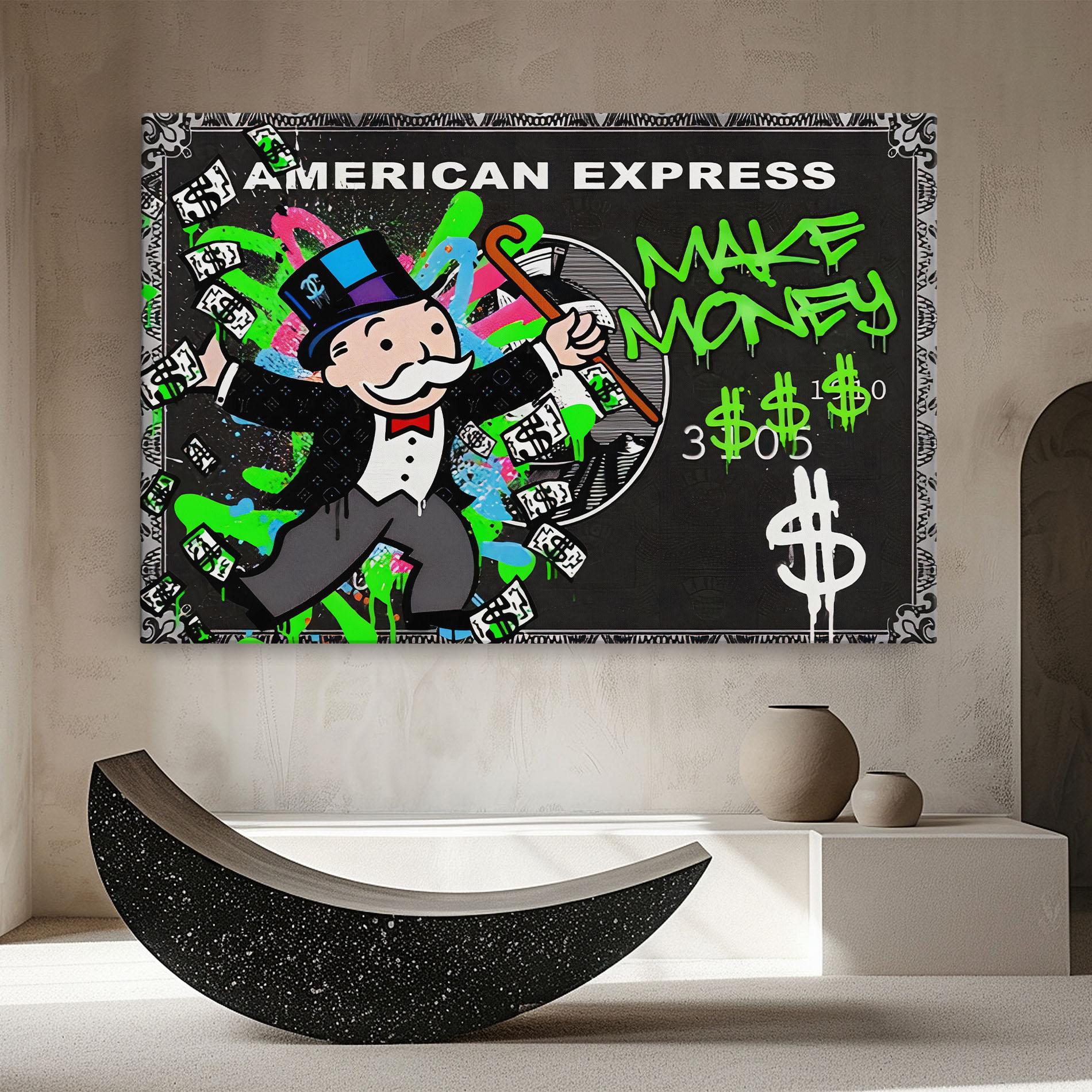 Leinwandbild Make Money mockup 8