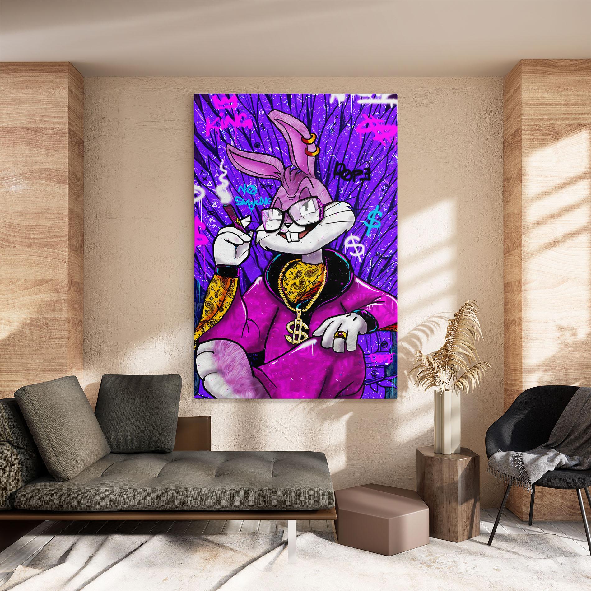 Leinwandbild Boss Buny mockup 8