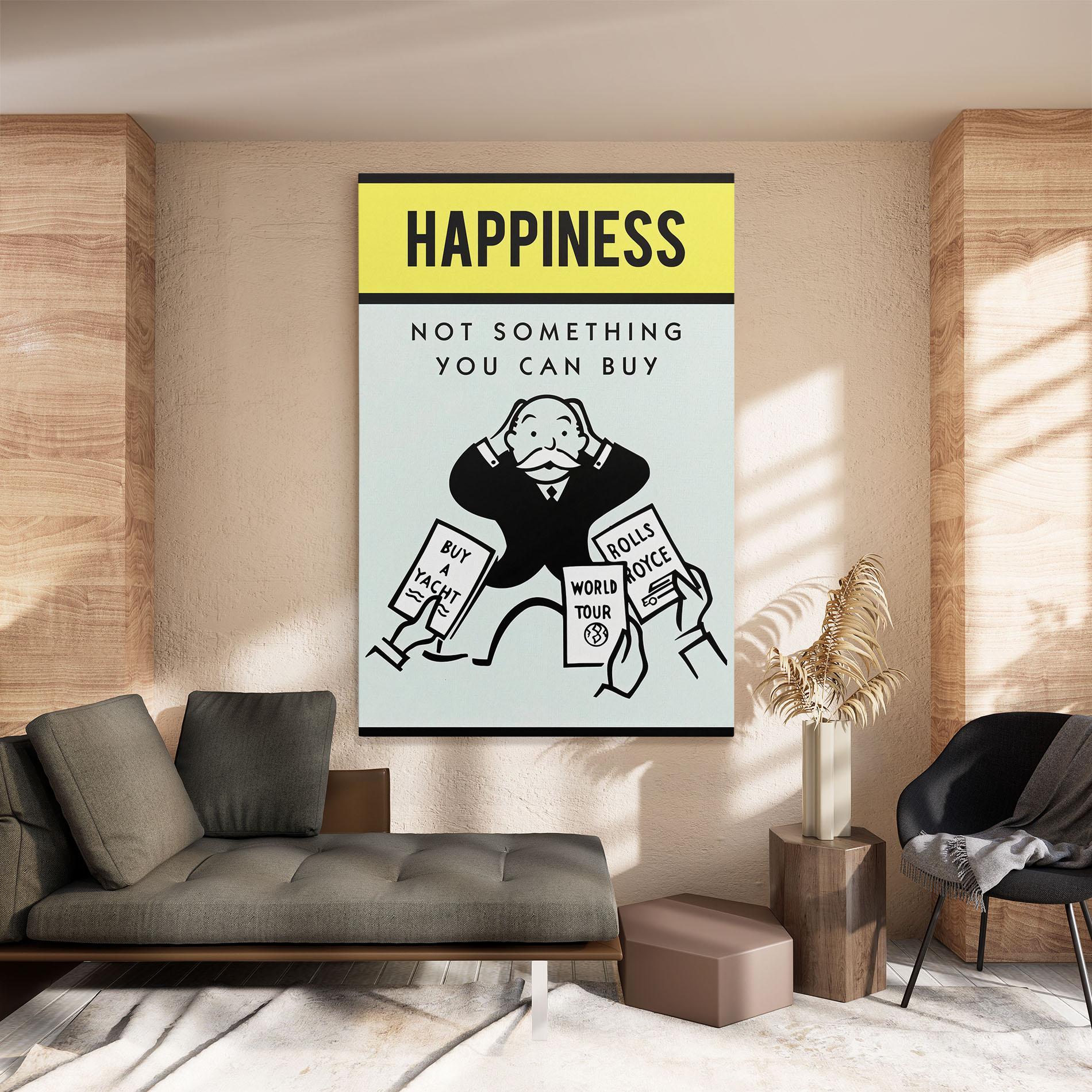 Leinwandbild HAPPINES mockup 8