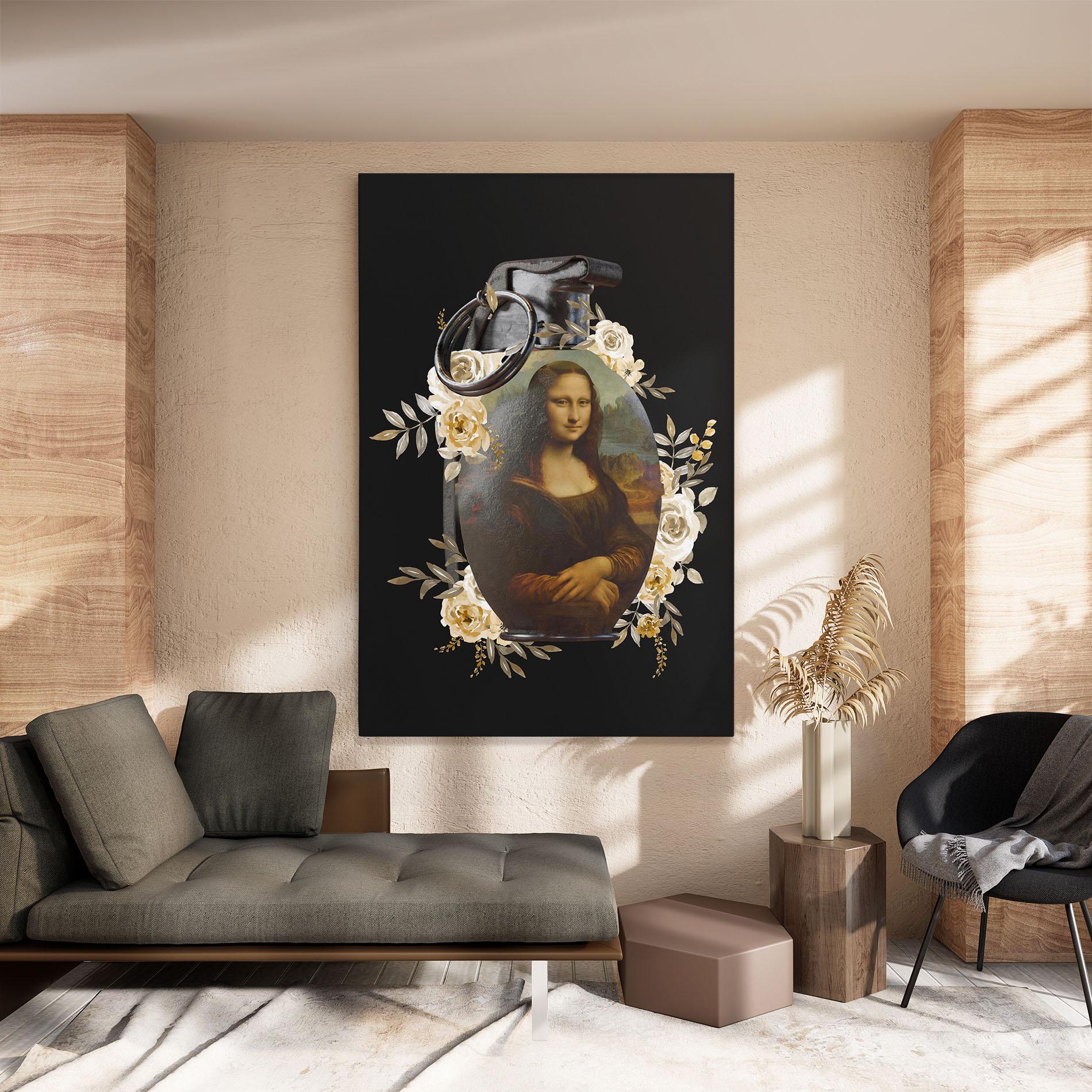 Leinwandbild Monalisa Bomb mockup 8