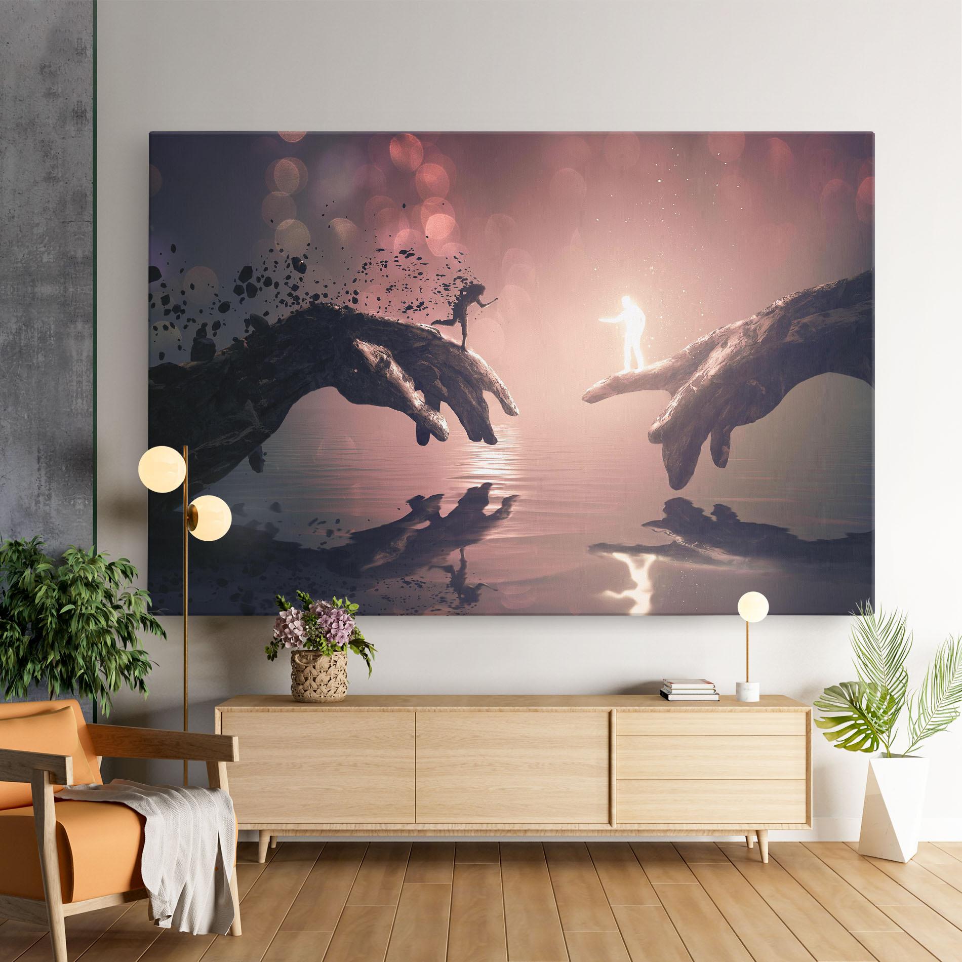 Leinwandbild Life Story mockup 9