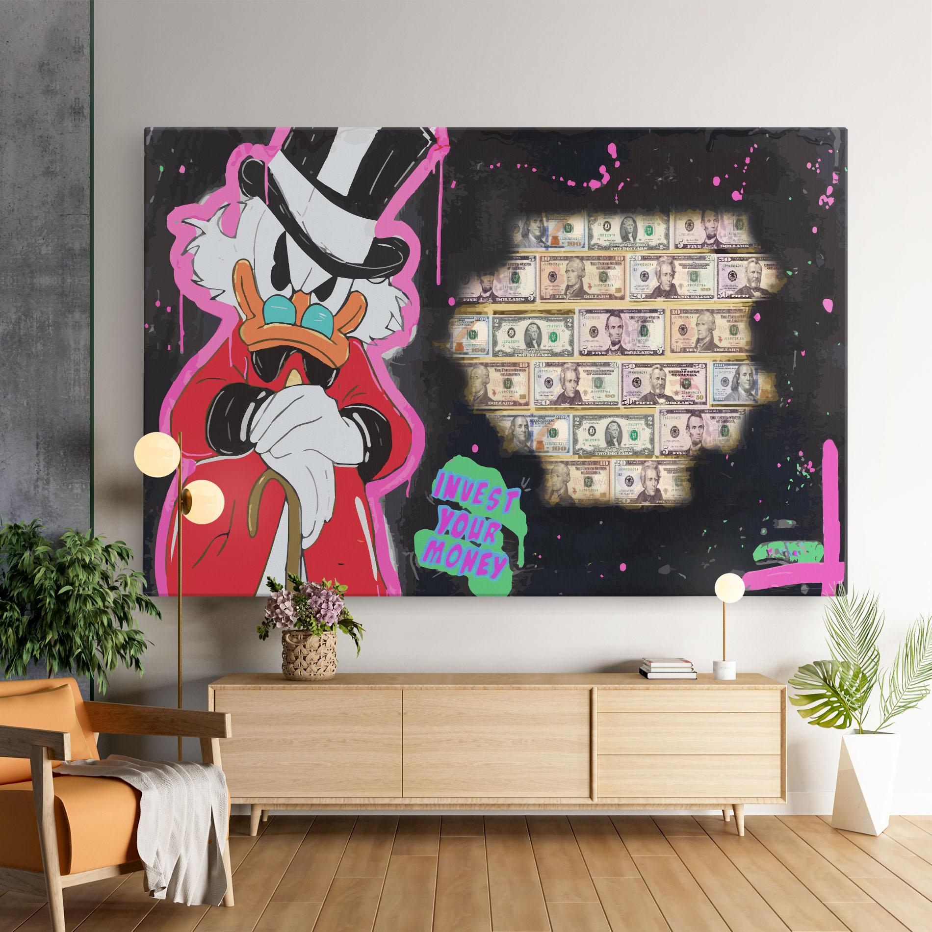 Leinwandbild Money Advice mockup 9