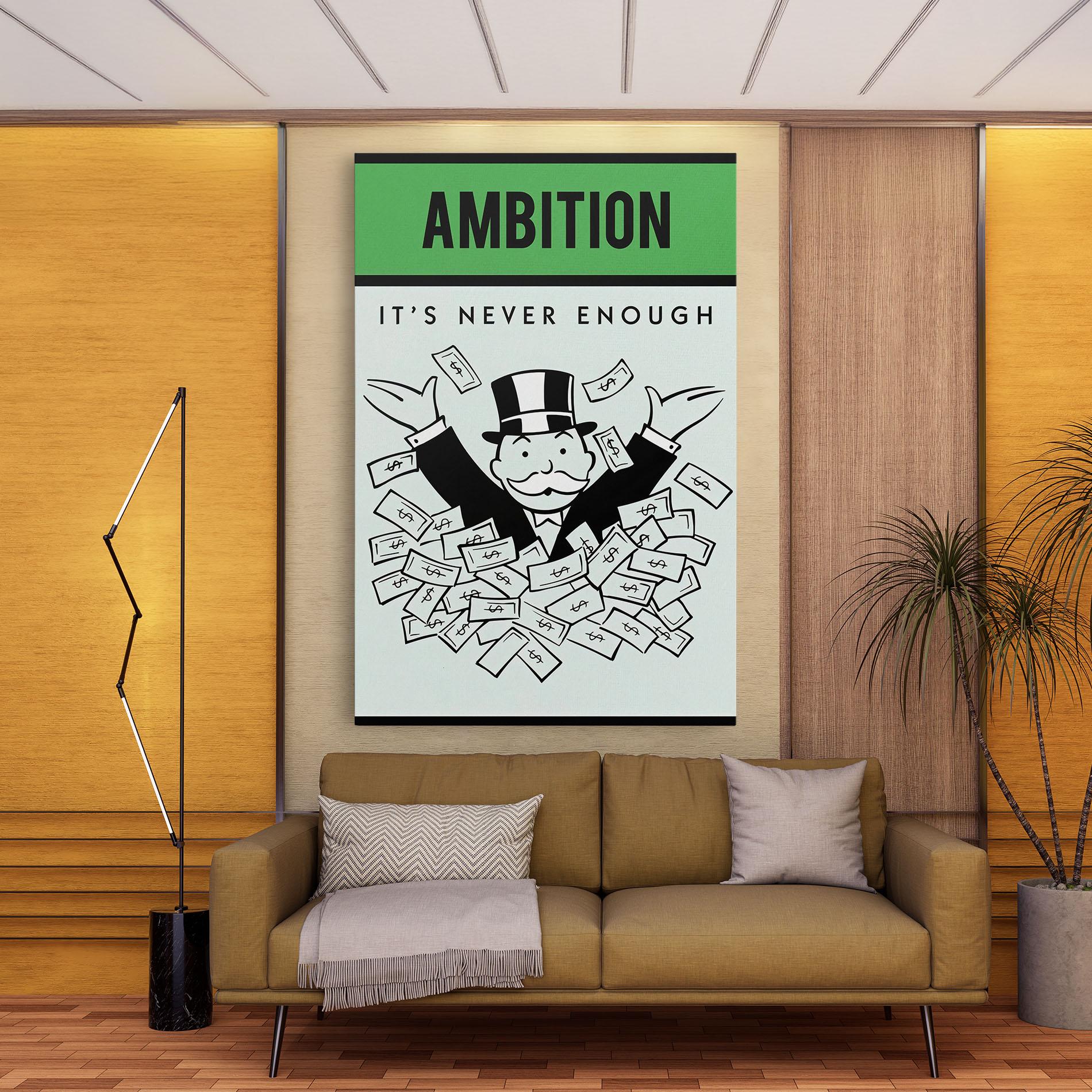Leinwandbild AMBITION mockup 9