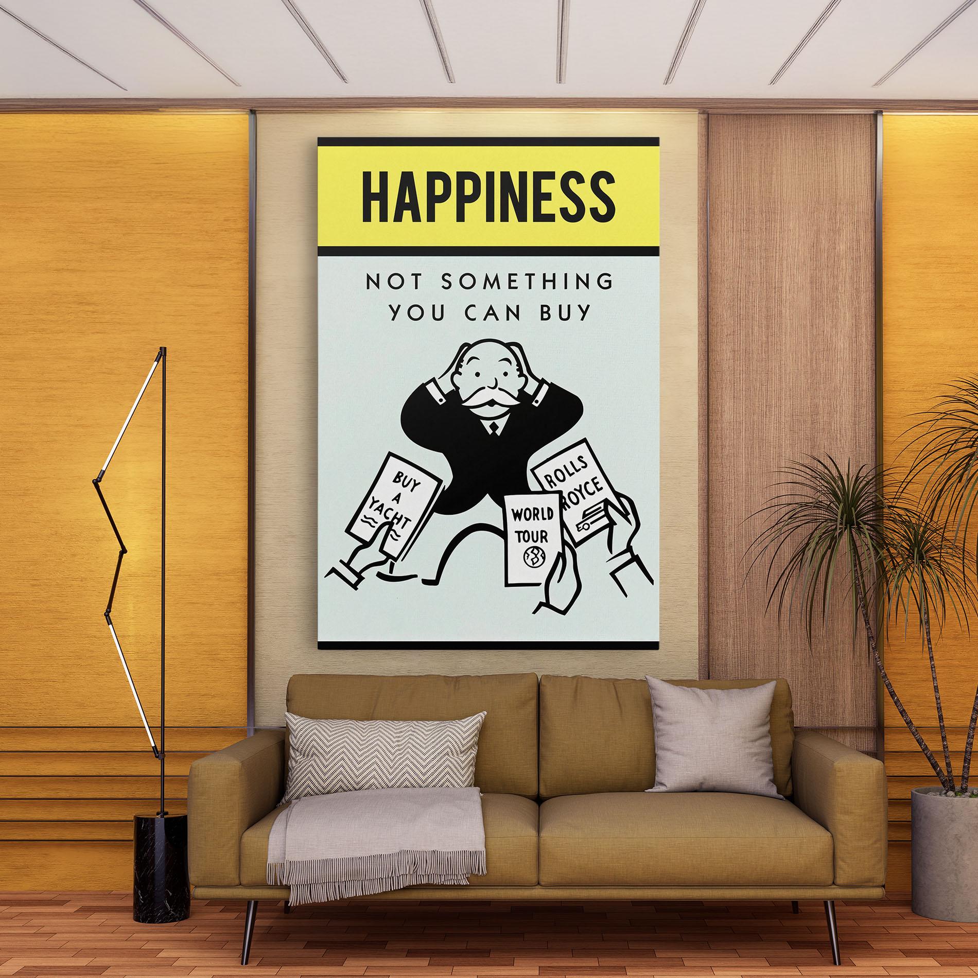 Leinwandbild HAPPINES mockup 9