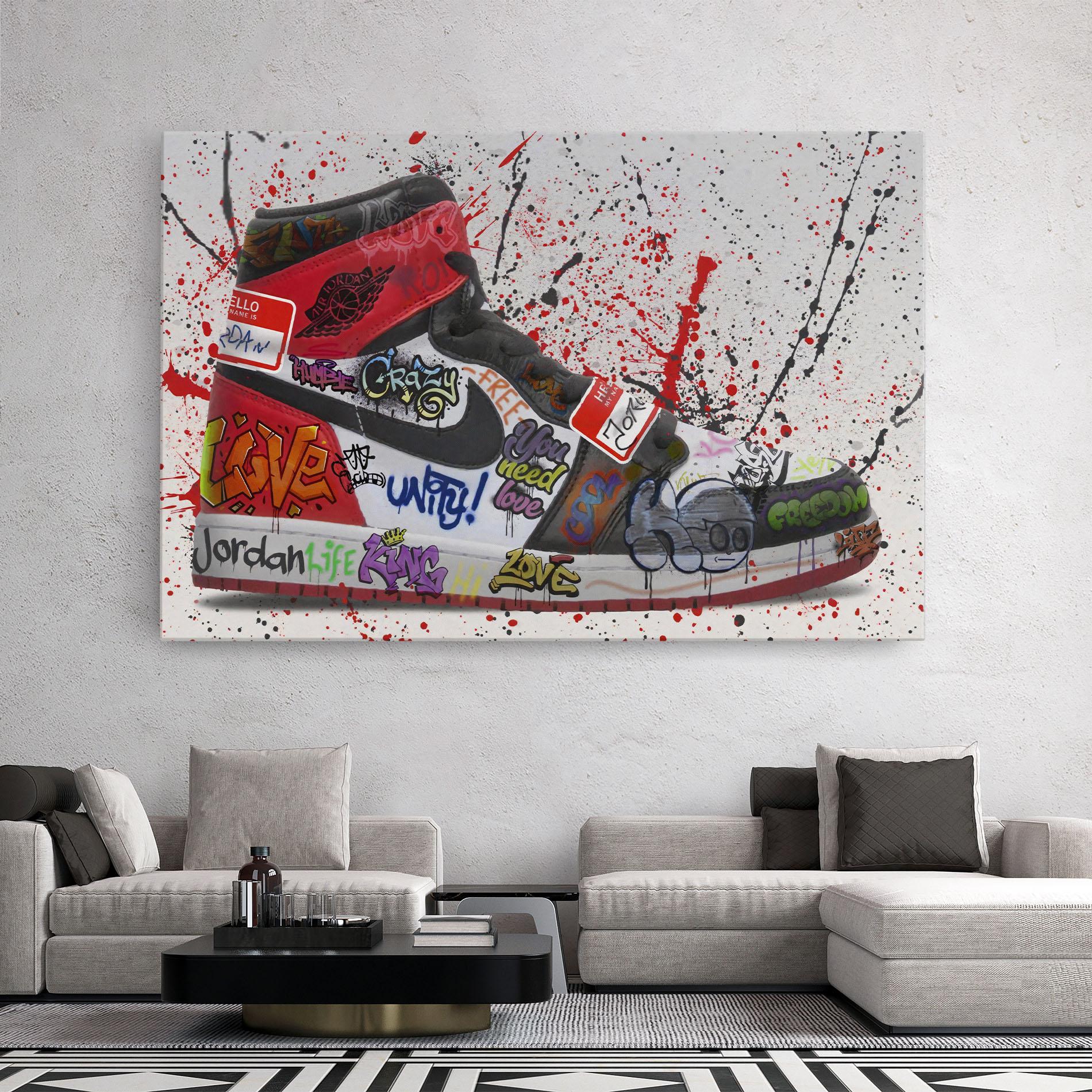 Leinwandbild Jordan Drip mockup 2