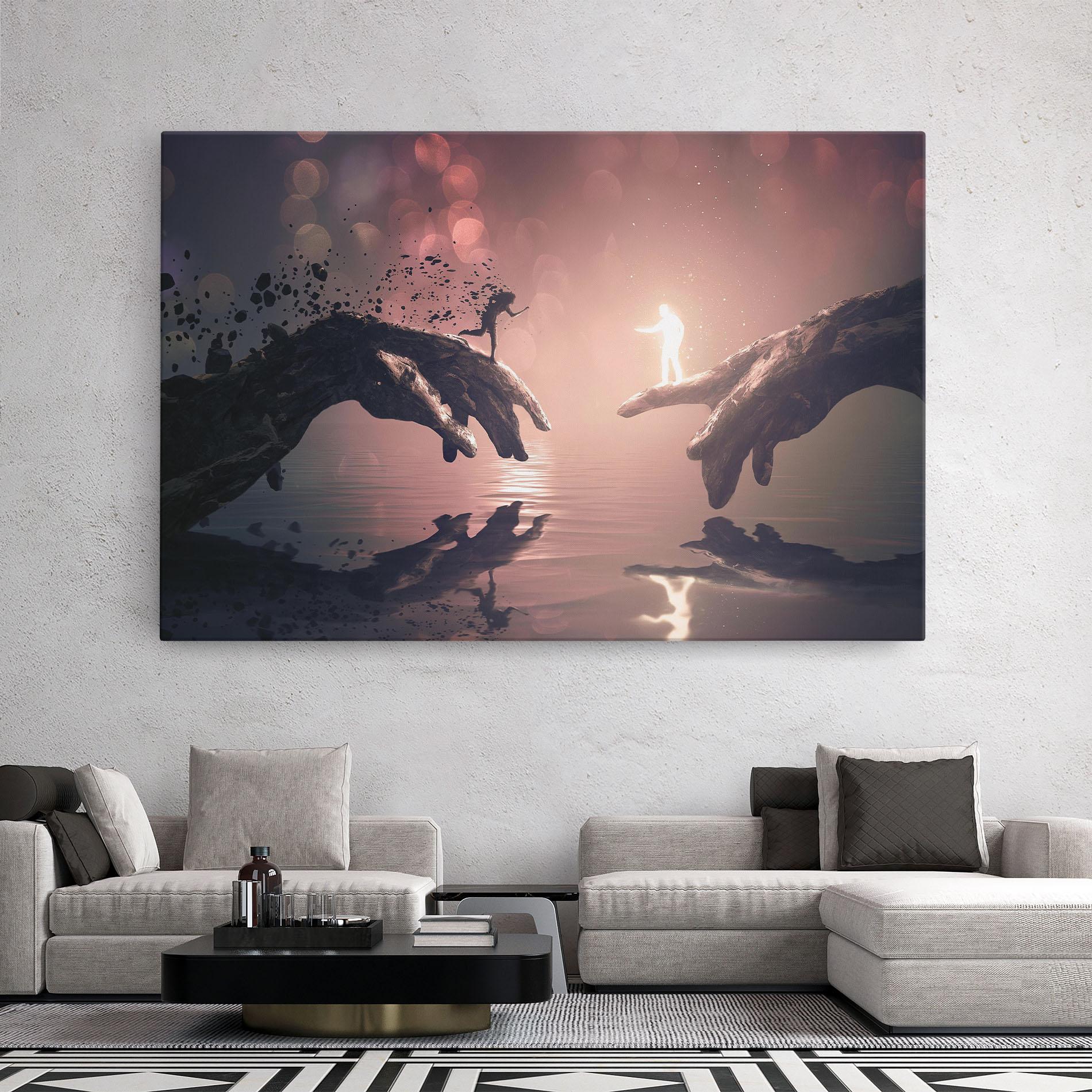 Leinwandbild Life Story mockup 2
