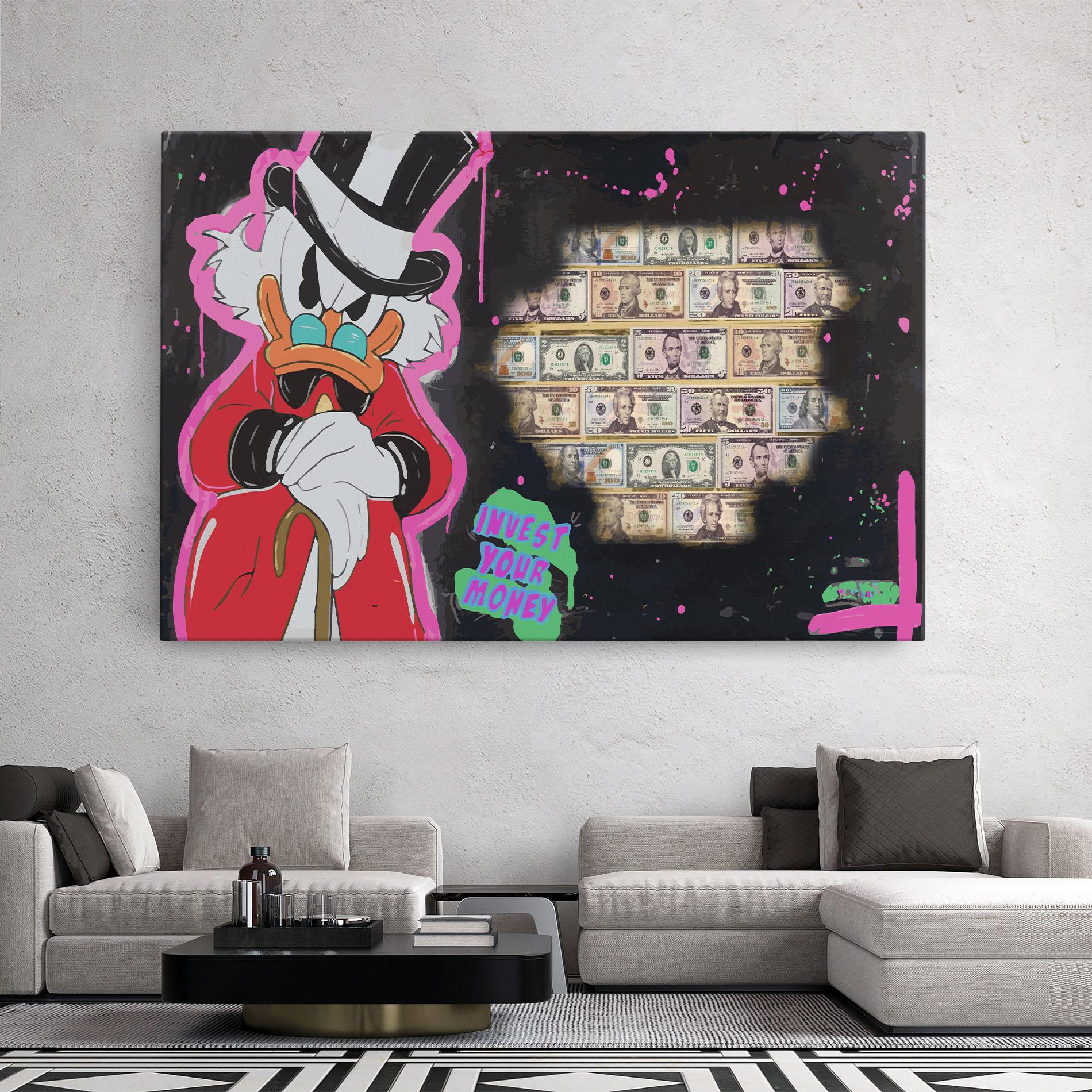 Leinwandbild Money Advice mockup 2