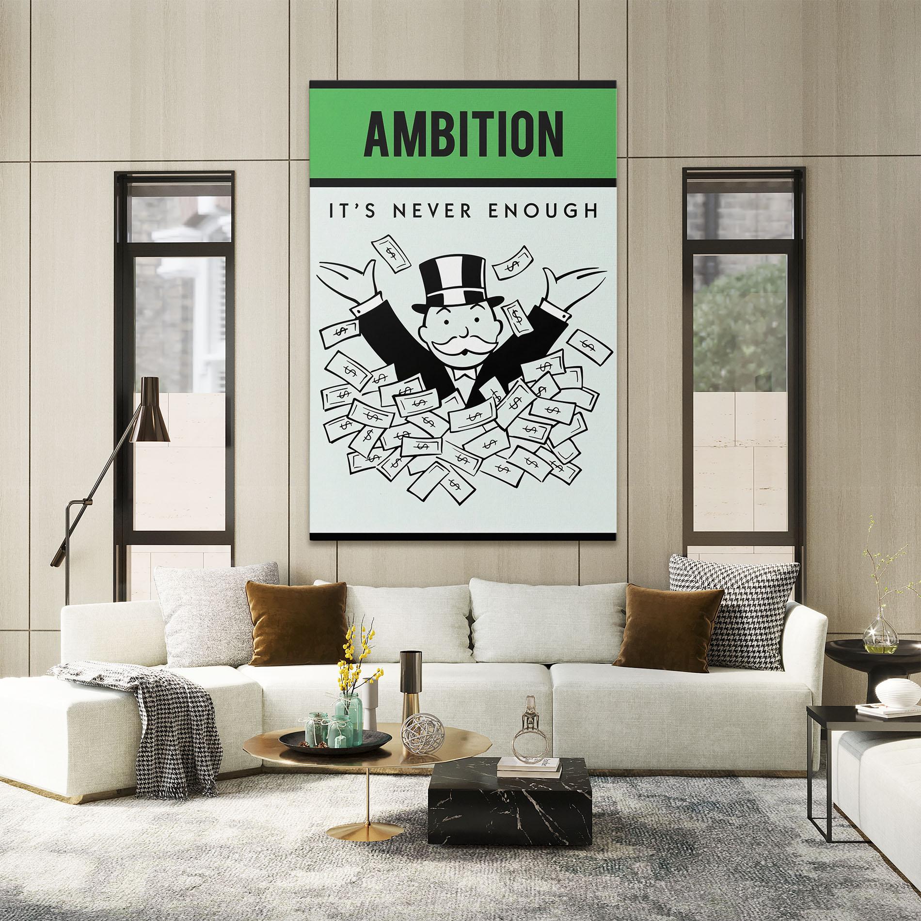 Leinwandbild AMBITION mockup 2
