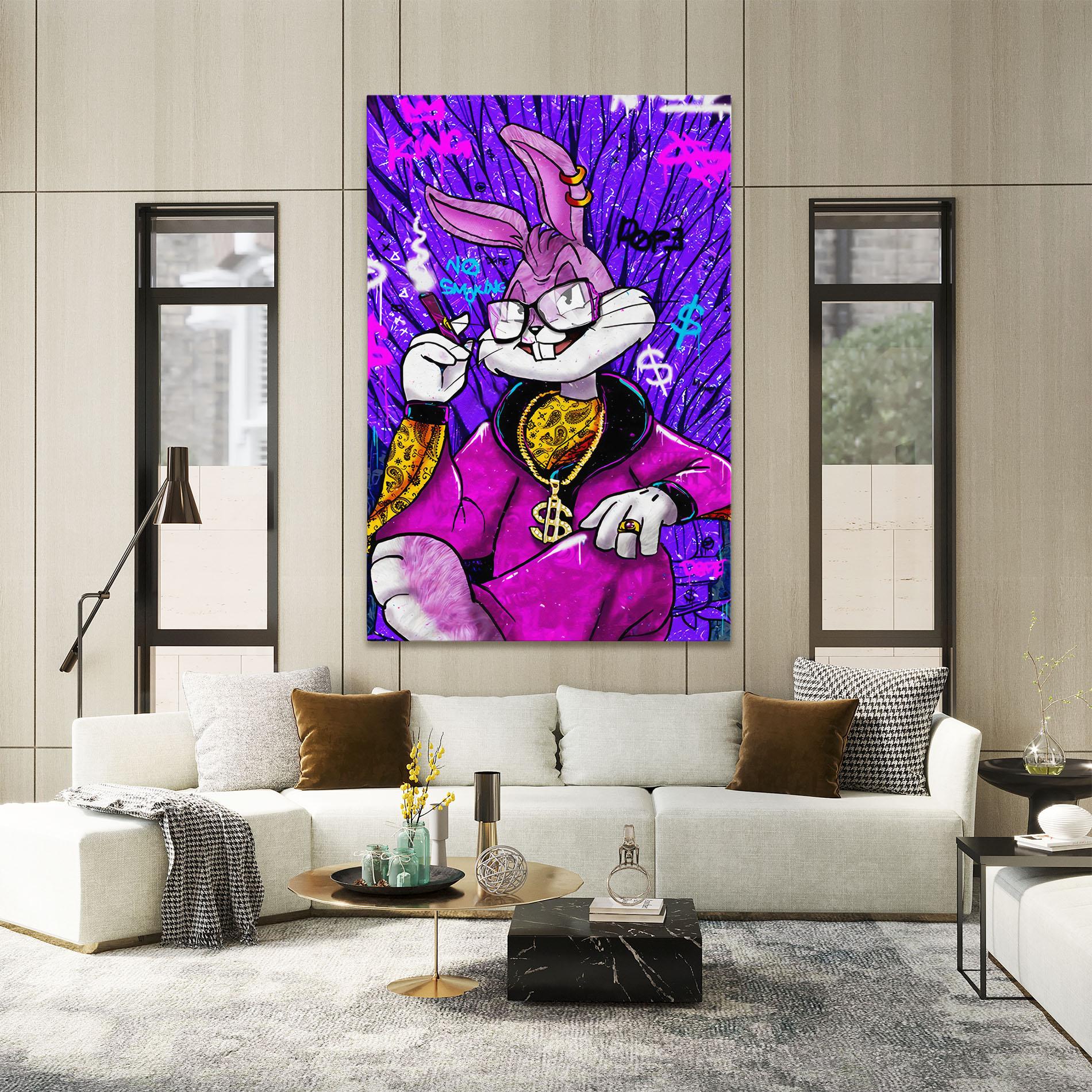 Leinwandbild Boss Buny mockup 2