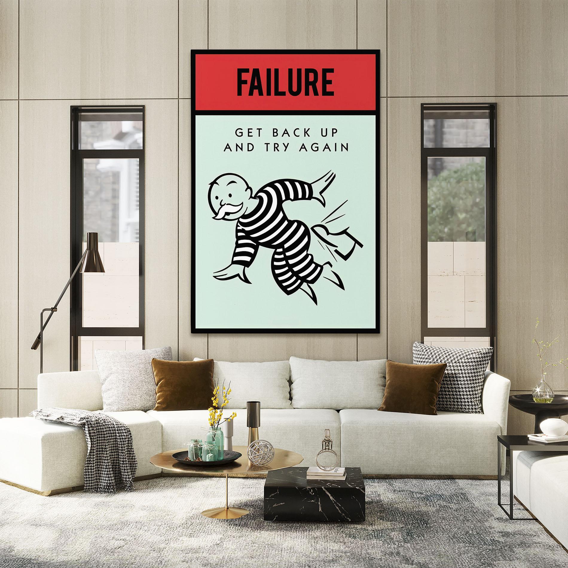 Leinwandbild FAILURE mockup 2