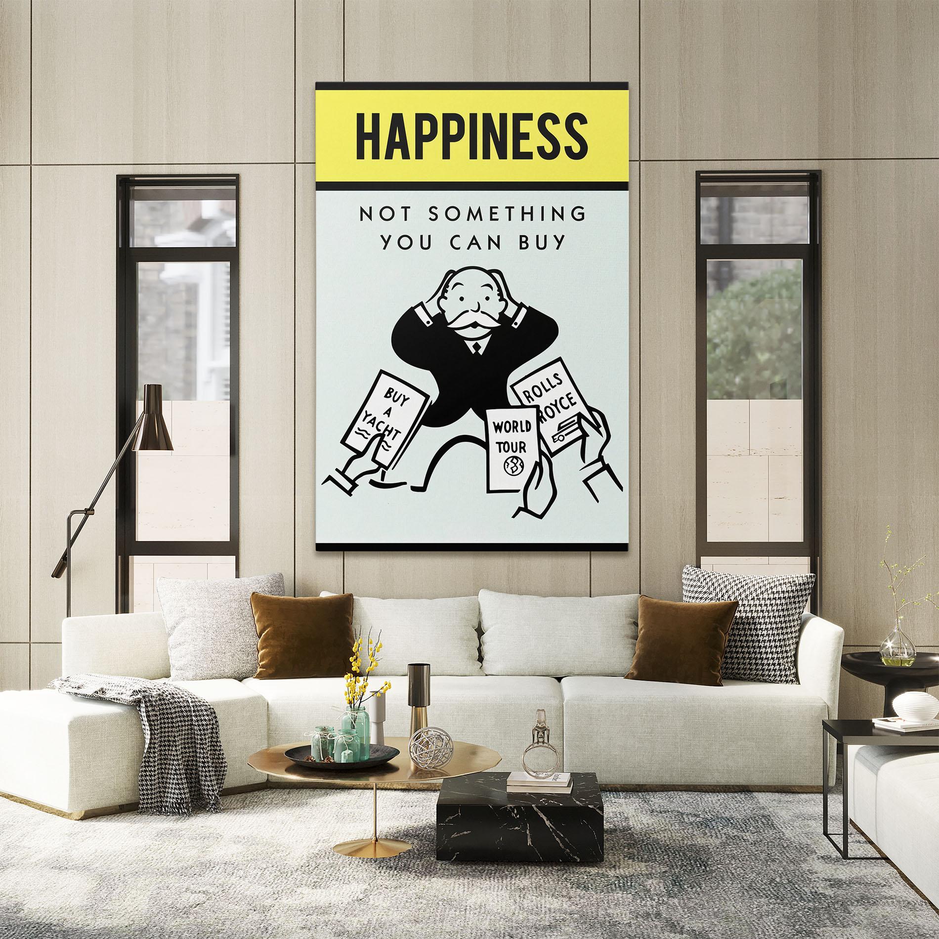 Leinwandbild HAPPINES mockup 2