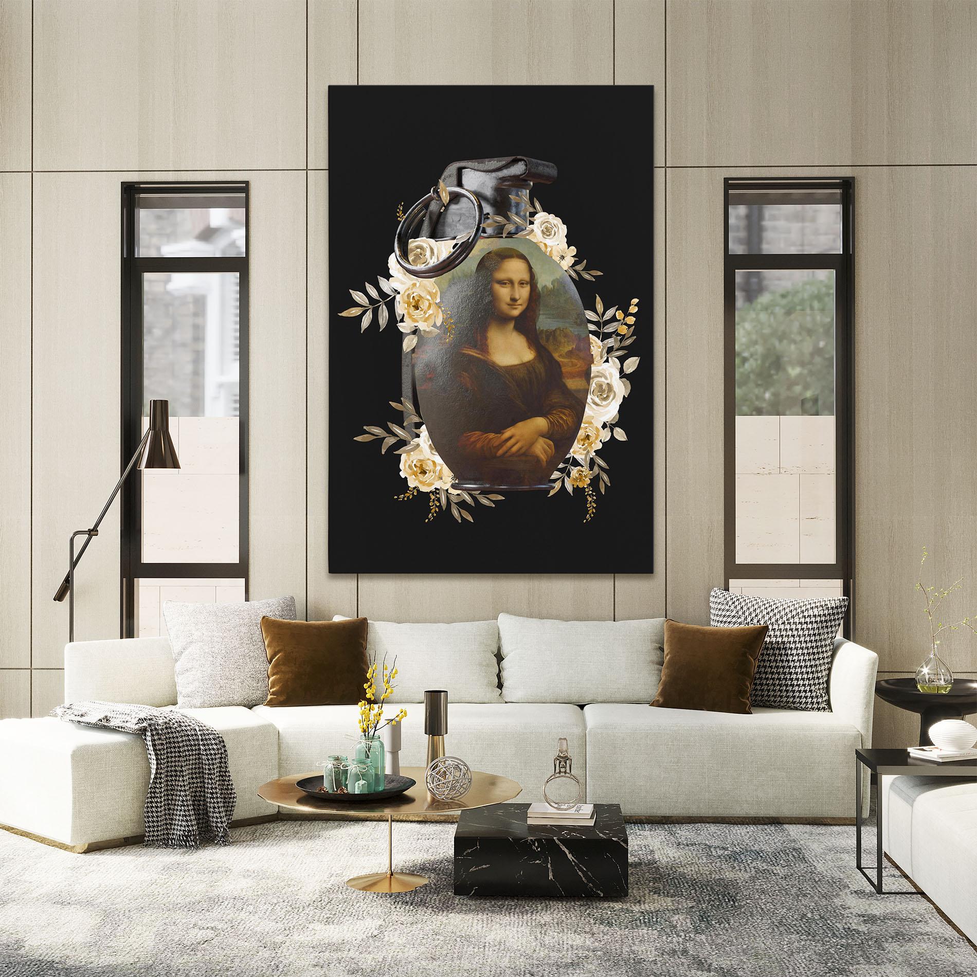 Leinwandbild Monalisa Bomb mockup 2
