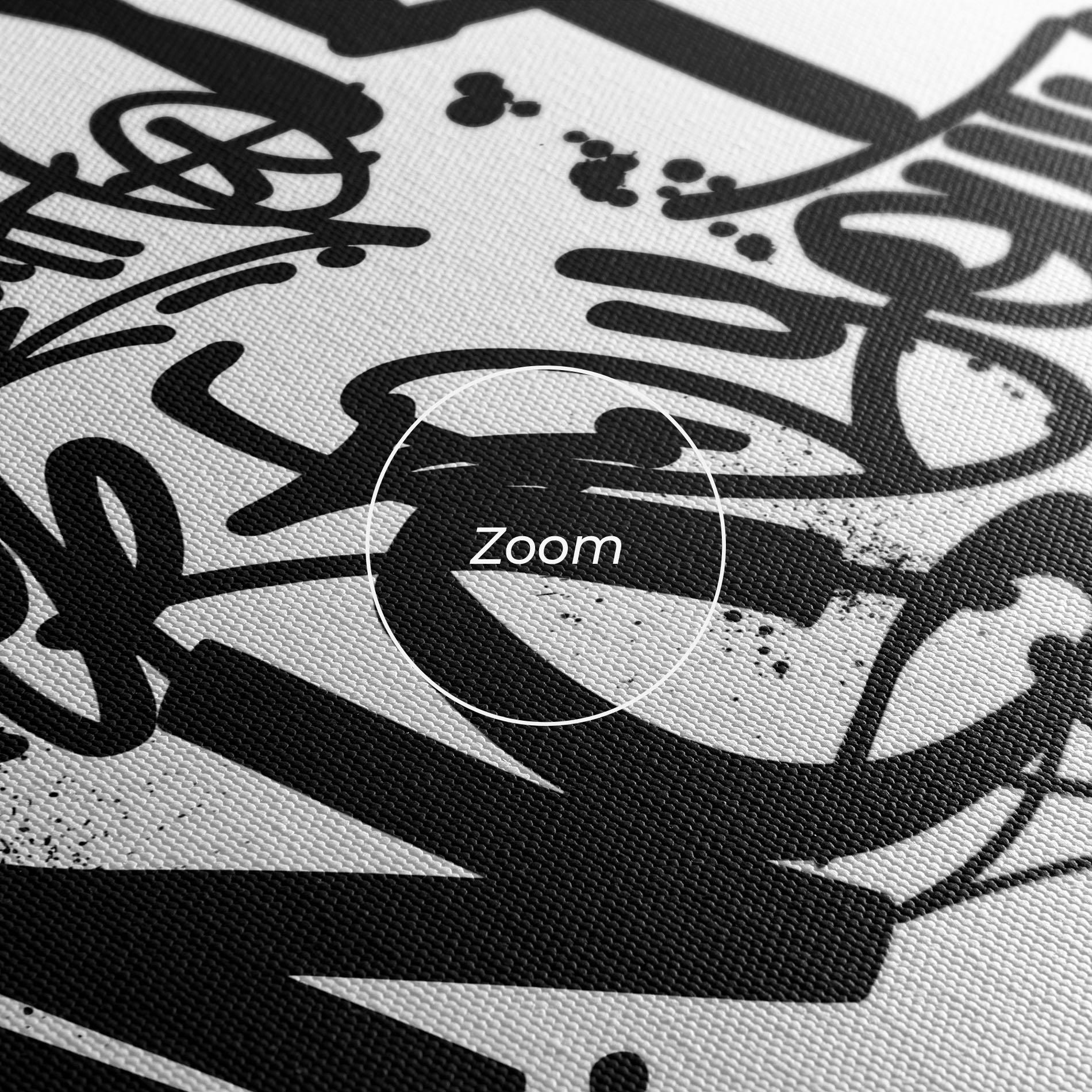 Leinwandbild Black Tags mockup 3