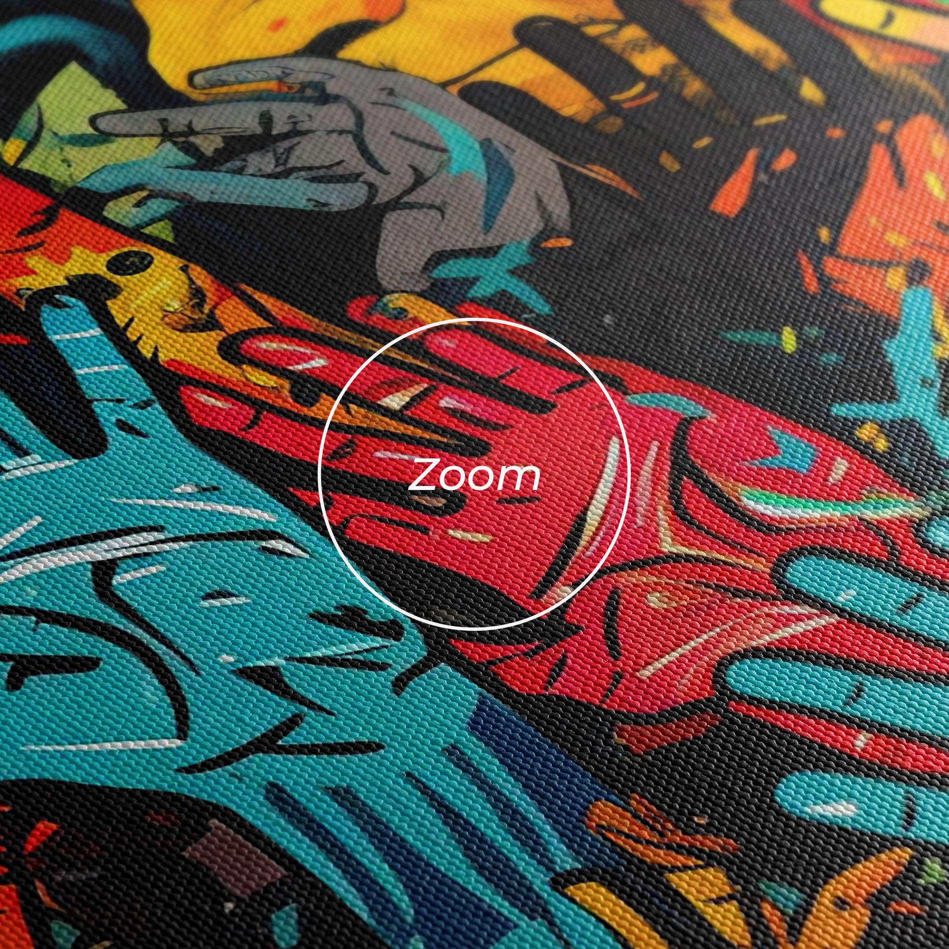 Leinwandbild Colorful Hands mockup 3