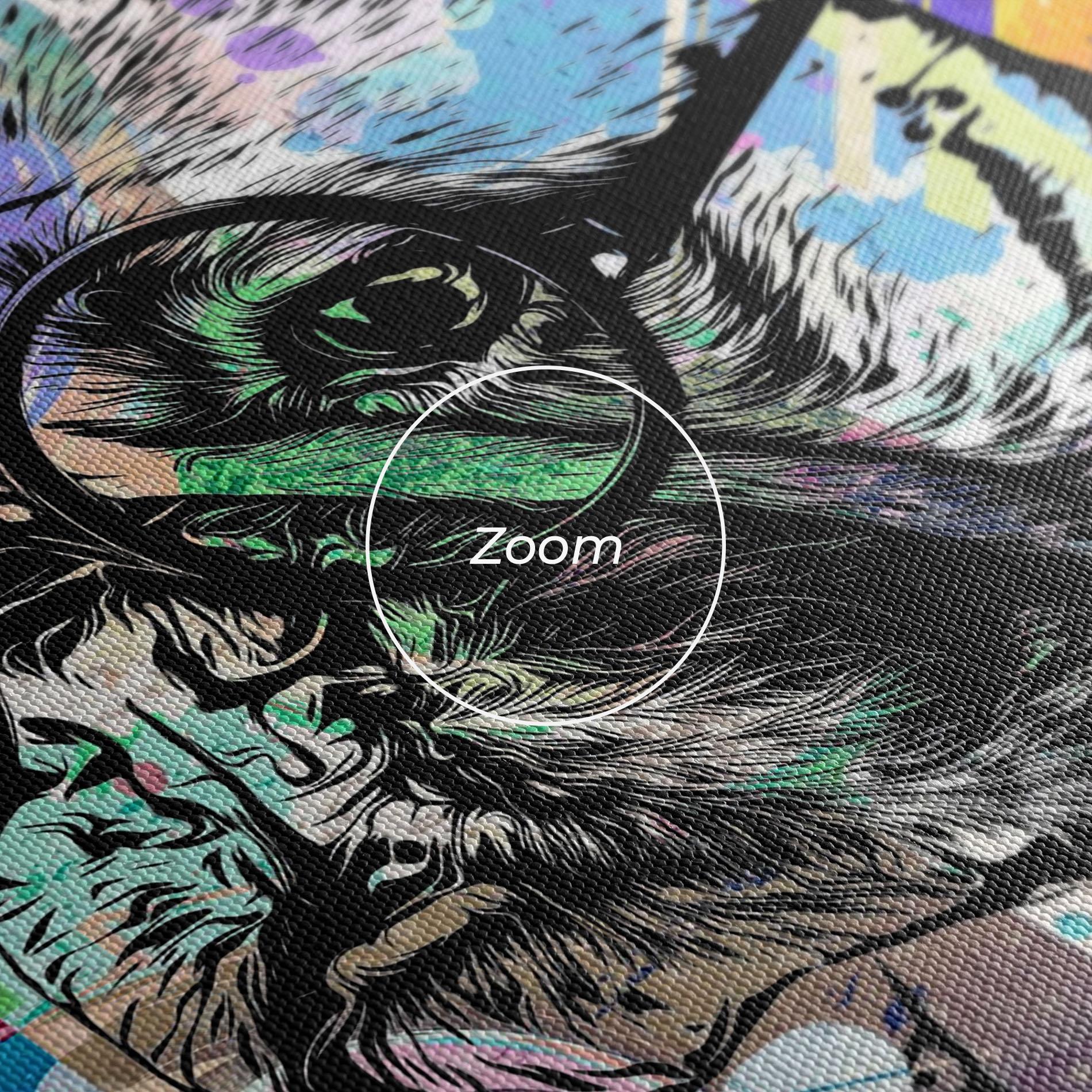 Leinwandbild Graffity Bulldog mockup 3