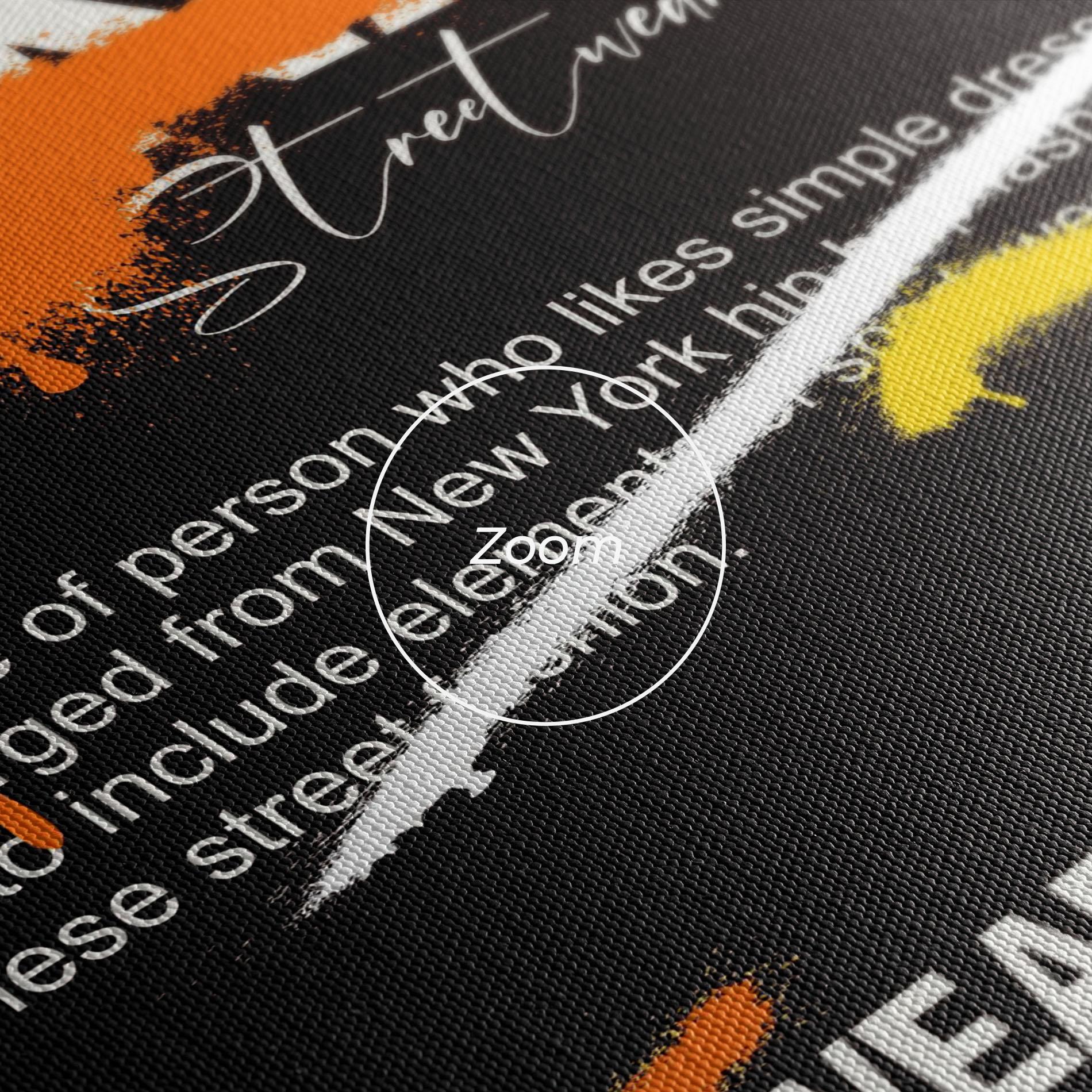 Leinwandbild Original Style Graffiti mockup 3