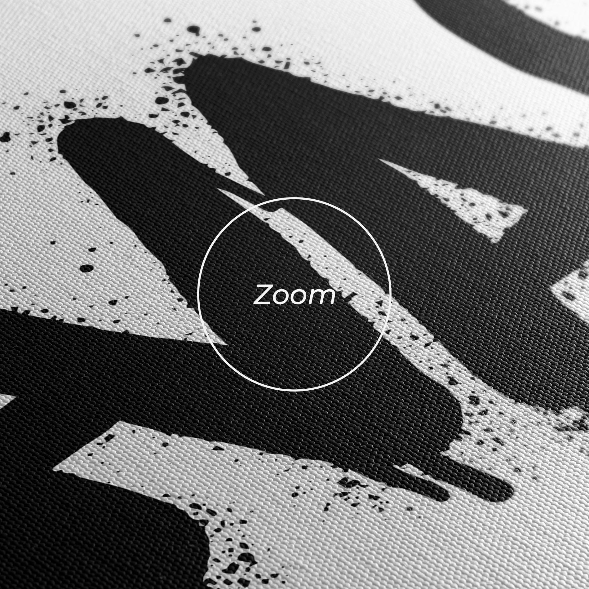 Leinwandbild Savage Graffiti Spray mockup 3