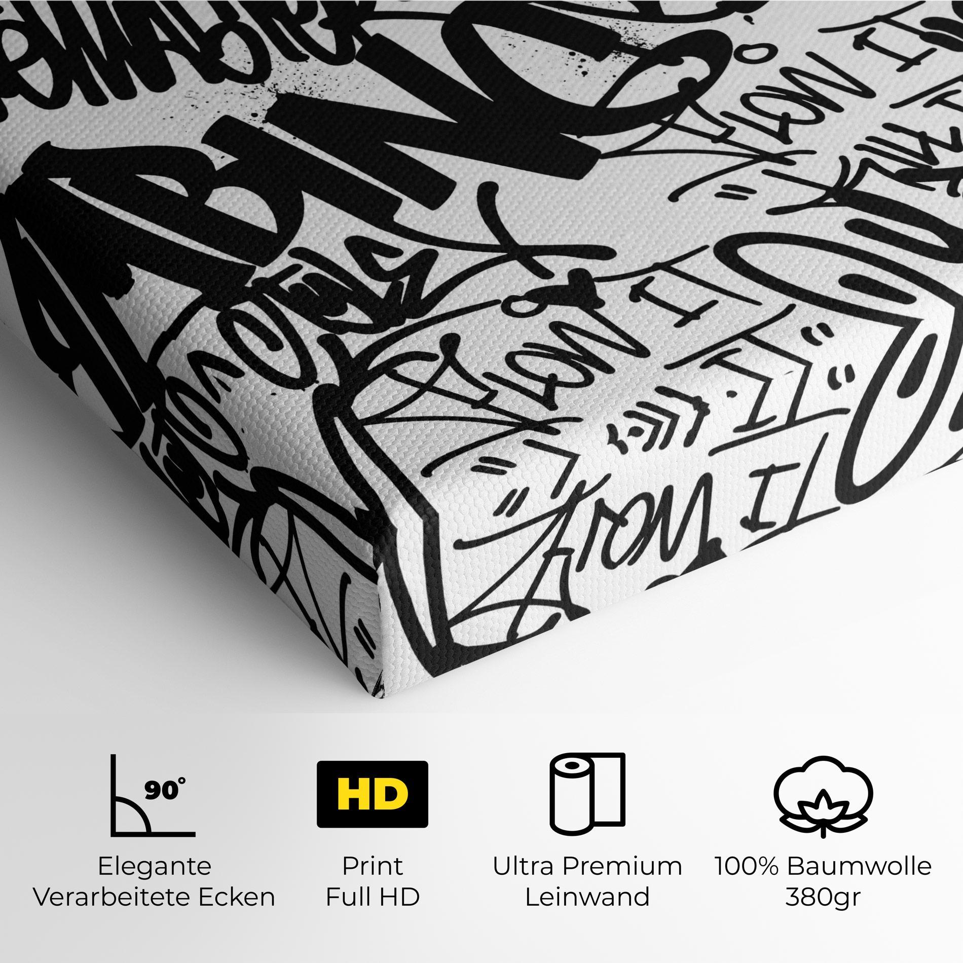 Leinwandbild Black Tags mockup 4