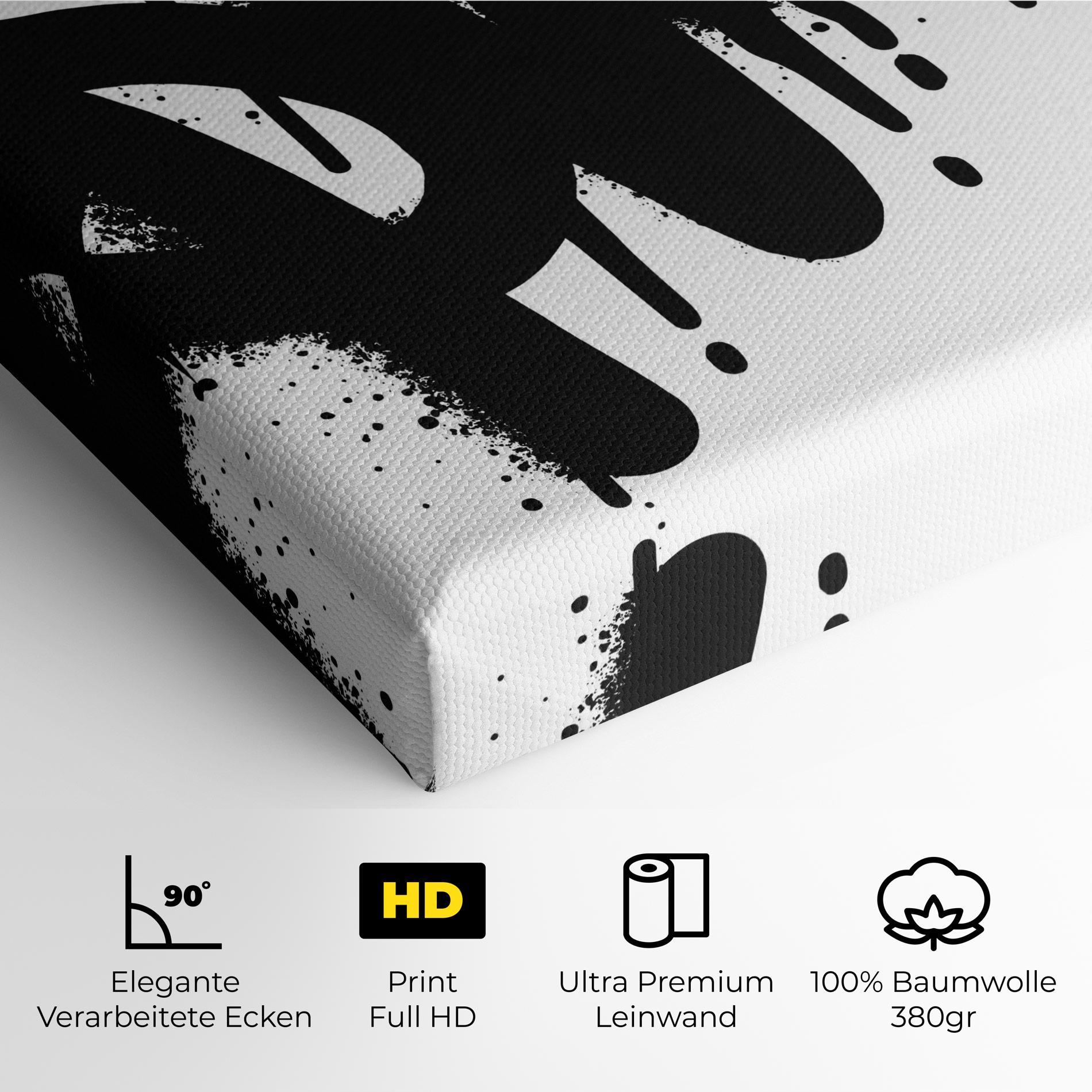 Leinwandbild Graffiti Savage mockup 4