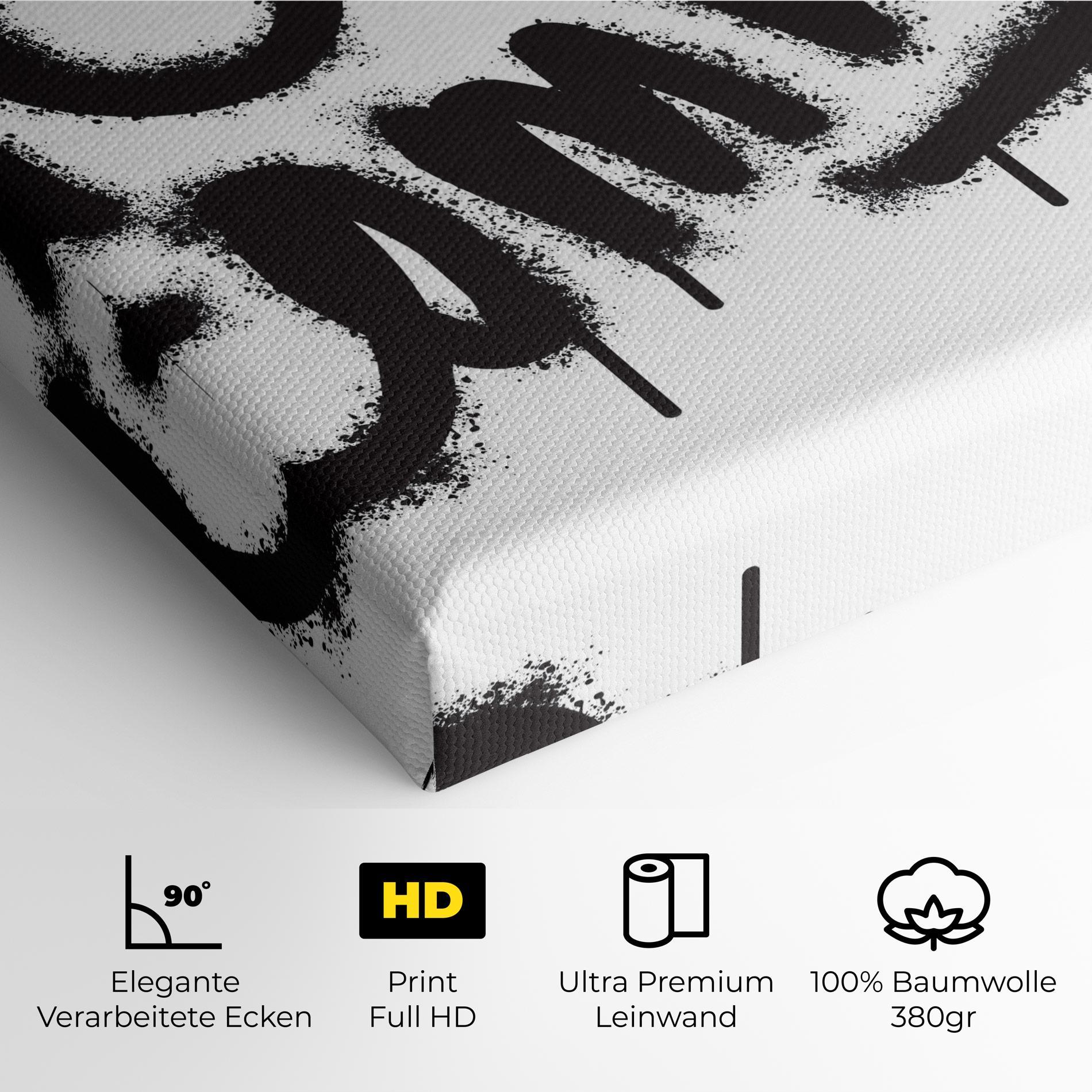 Leinwandbild No Comment mockup 4