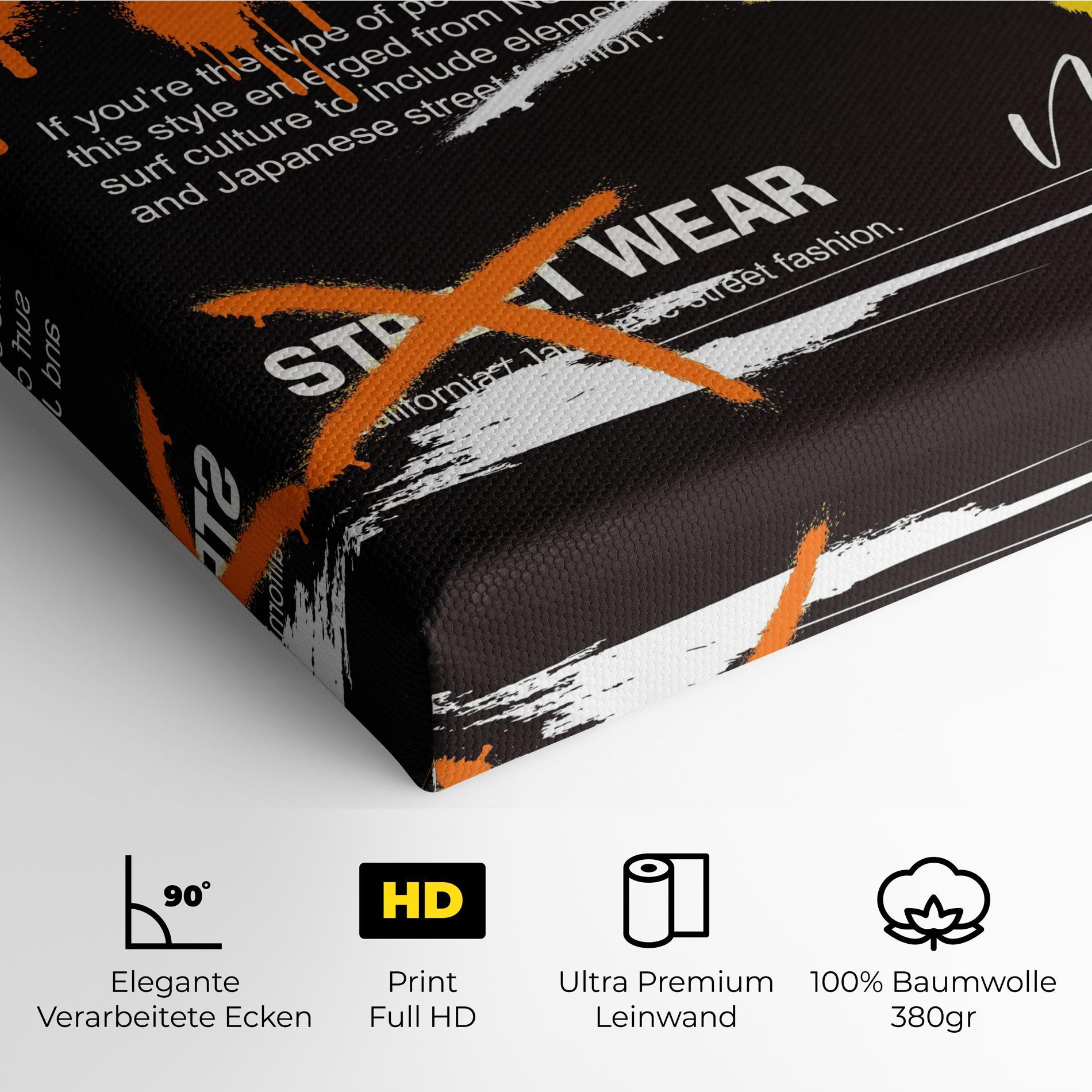 Leinwandbild Original Style Graffiti mockup 4