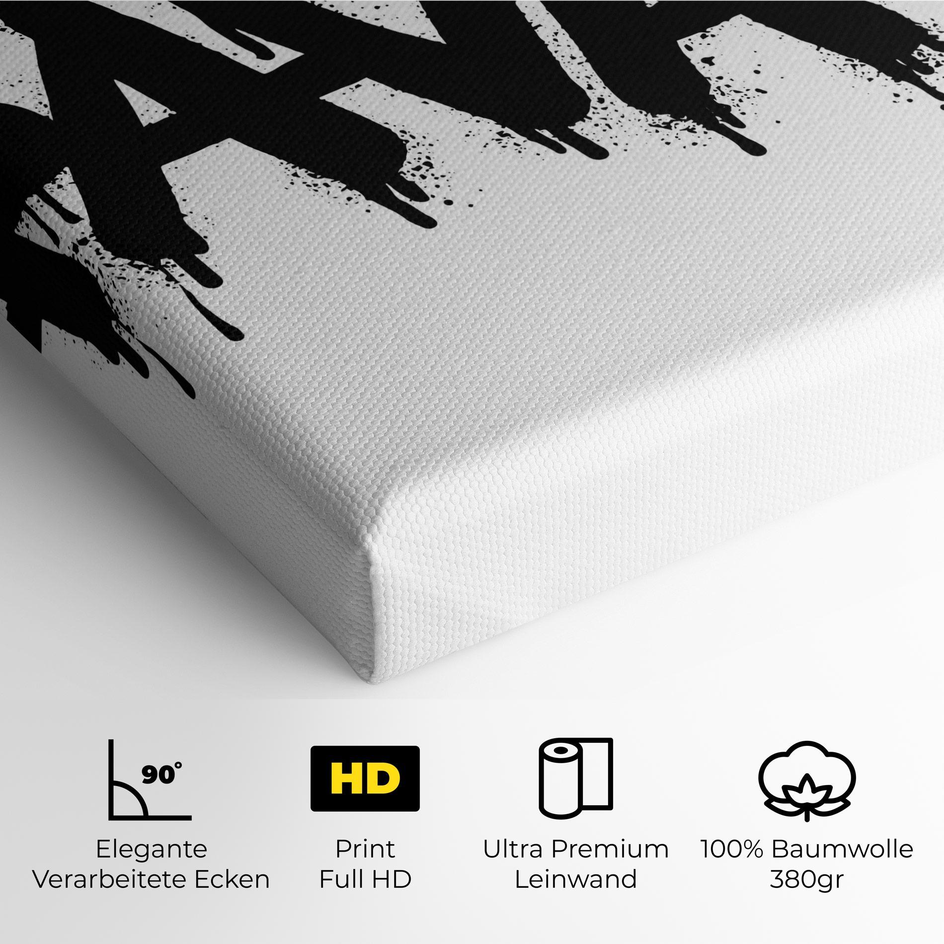 Leinwandbild Savage Graffiti Spray mockup 4