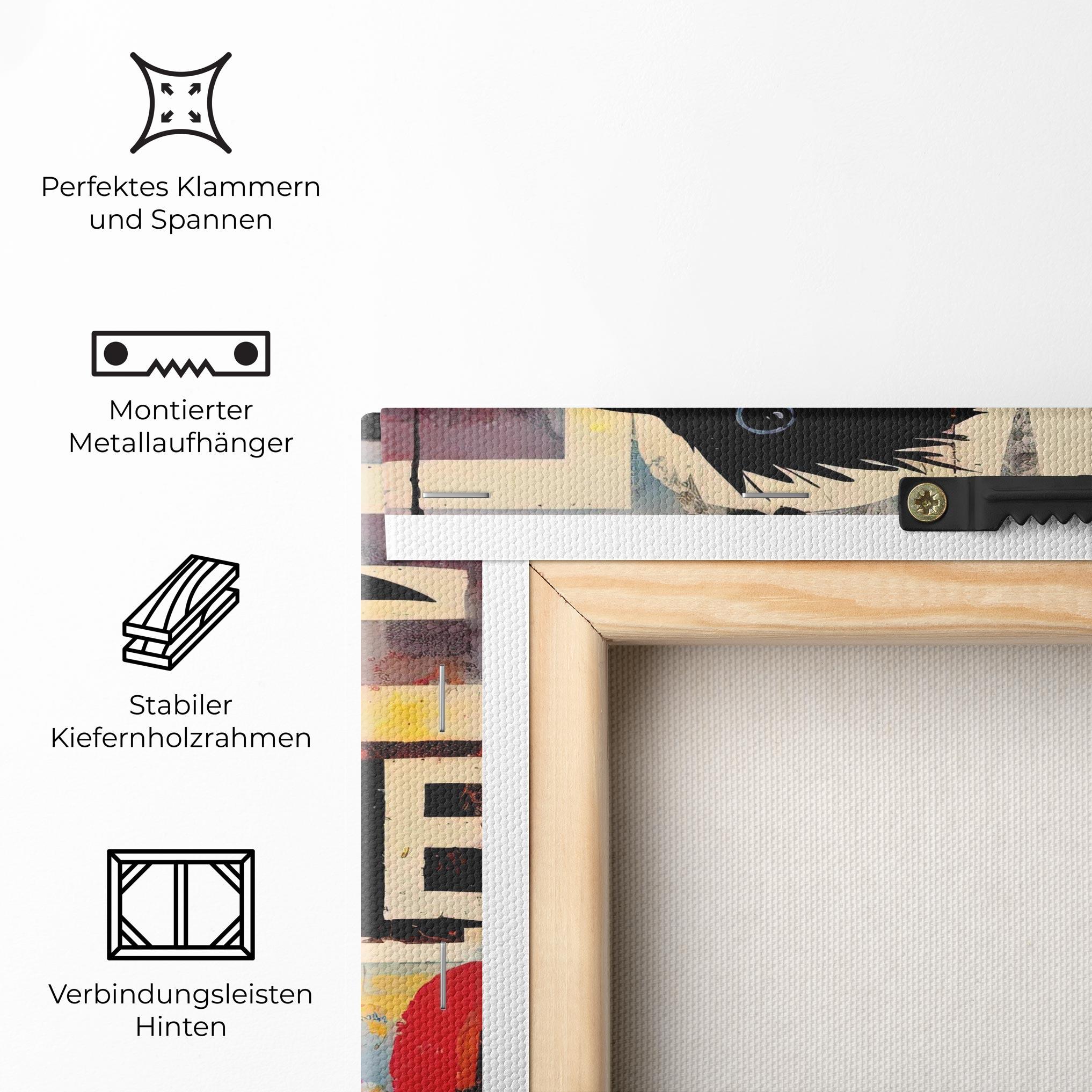 Leinwandbild Bird Old Doodle mockup 5