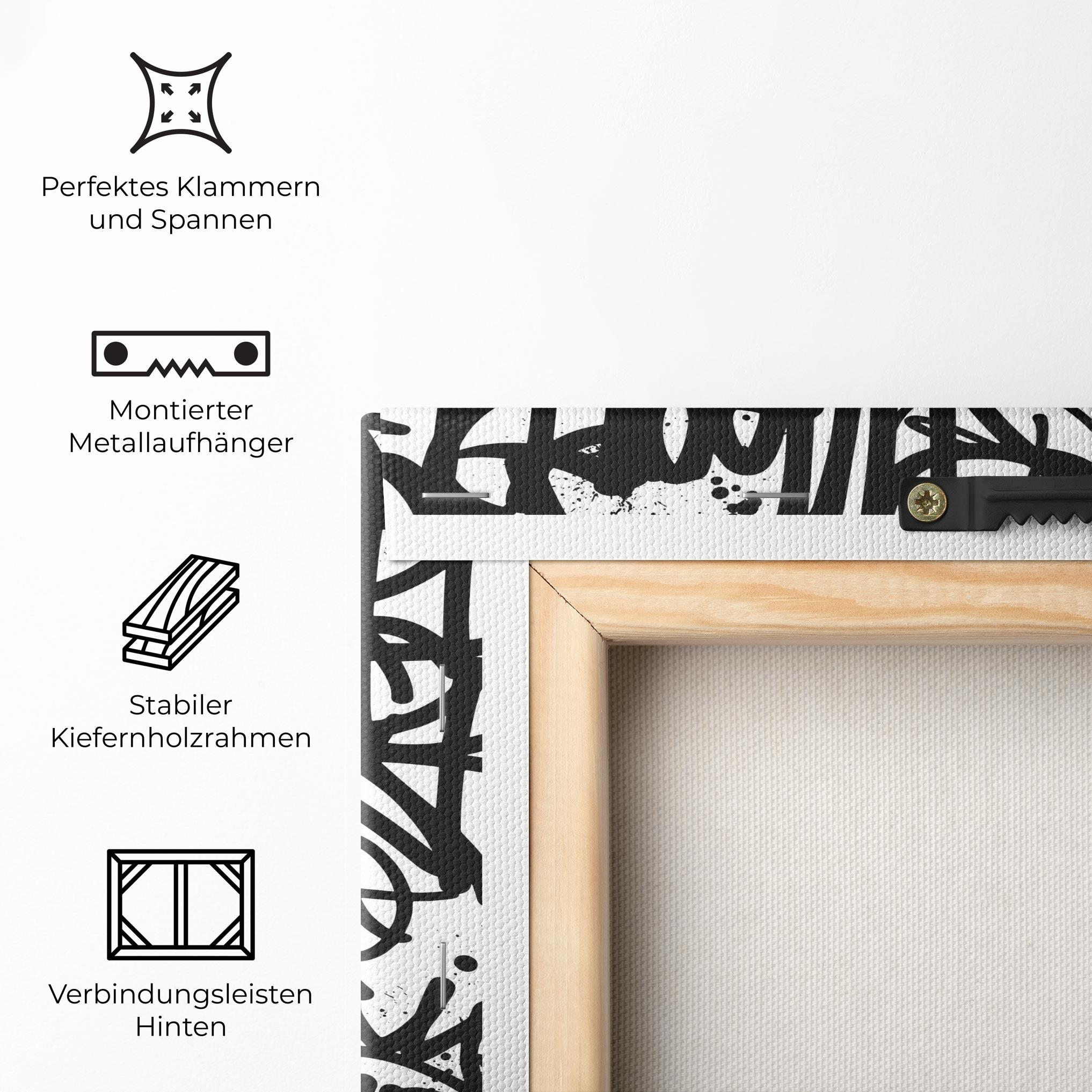 Leinwandbild Black Tags mockup 5