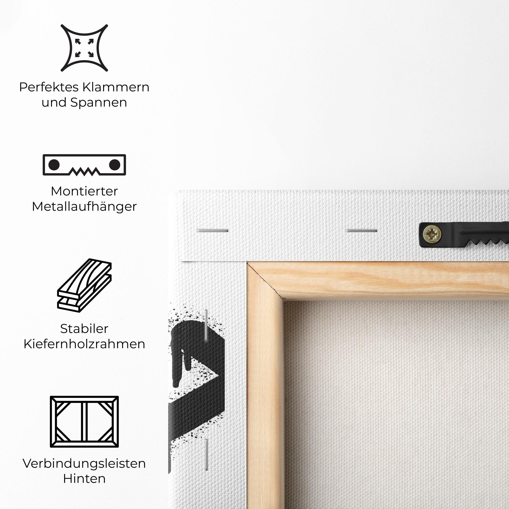 Leinwandbild Grafiti X Spray mockup 5