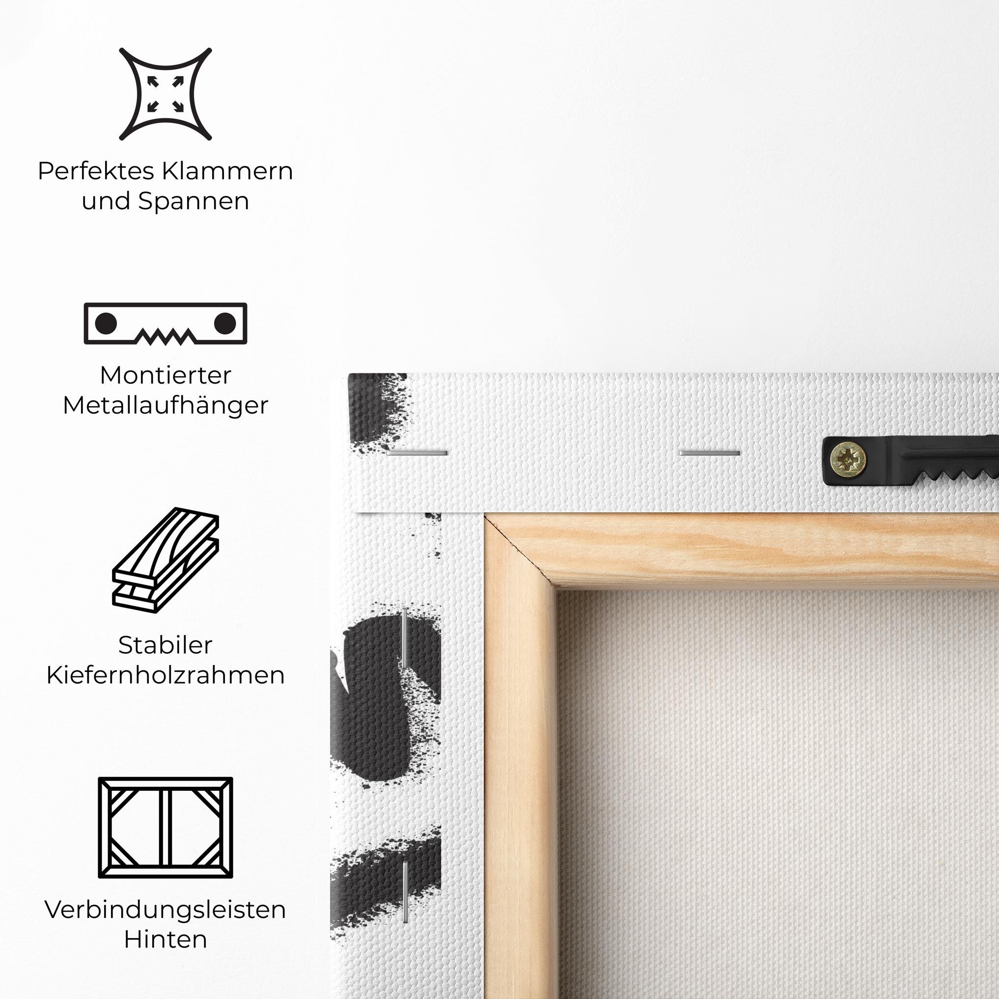 Leinwandbild No Comment mockup 5