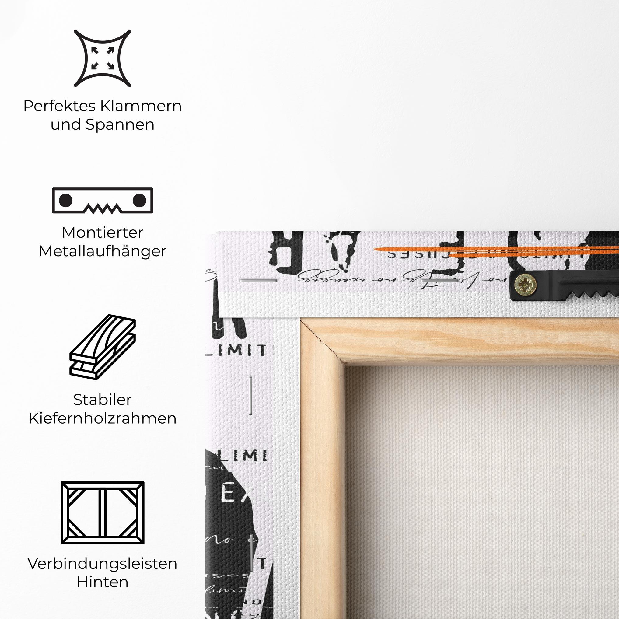 Leinwandbild No Fear Graffiti mockup 5