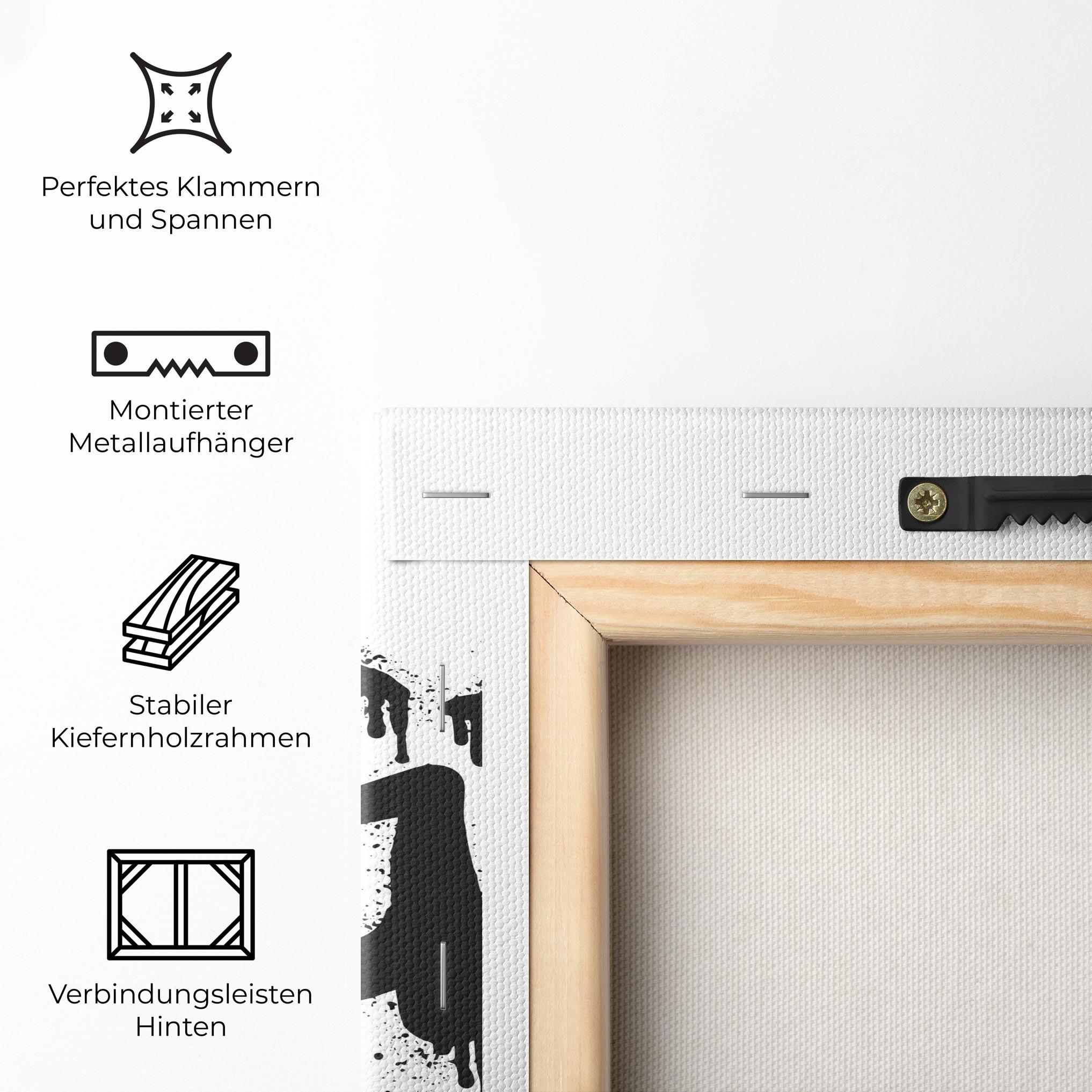 Leinwandbild Savage Graffiti Spray mockup 5