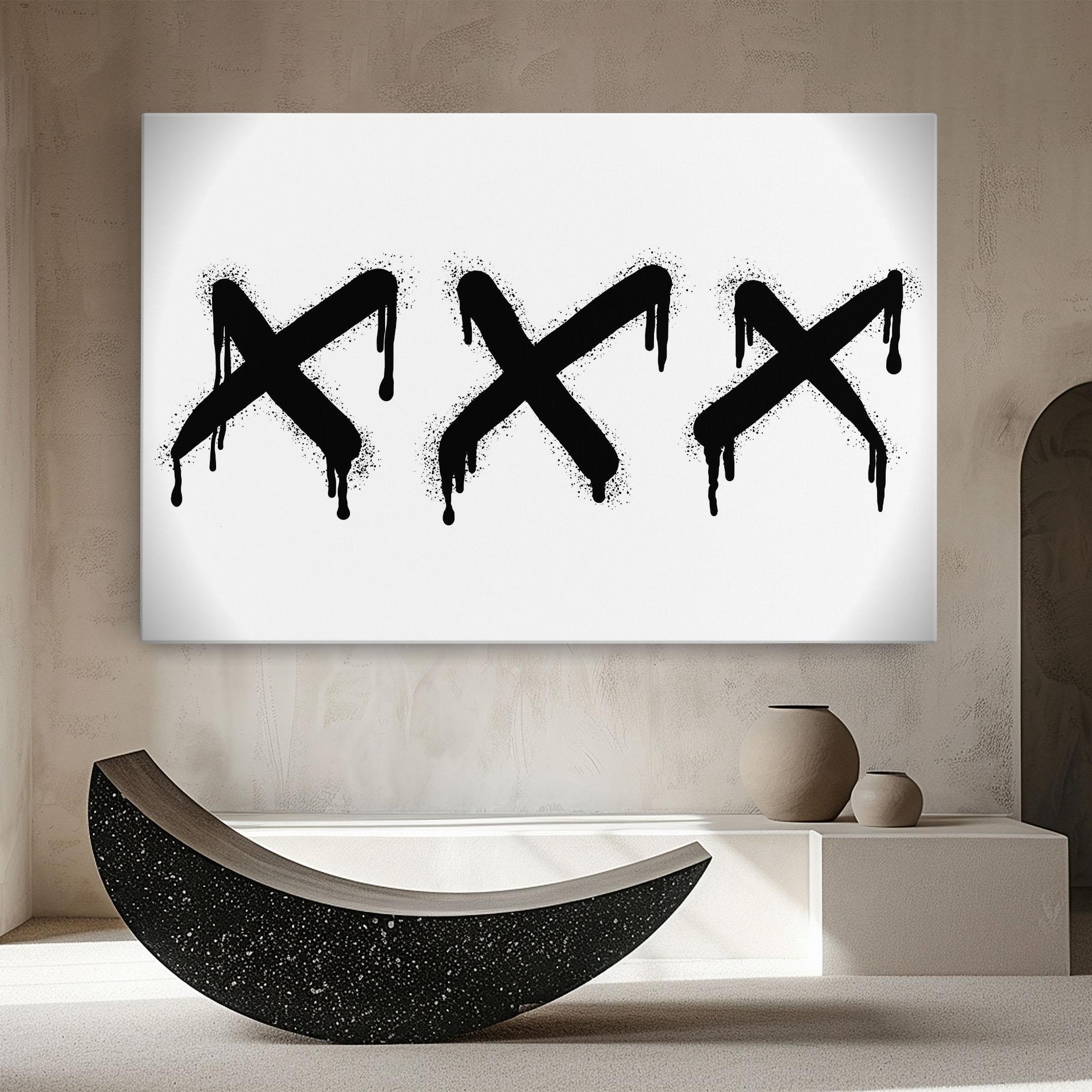 Leinwandbild Grafiti X Spray mockup 8