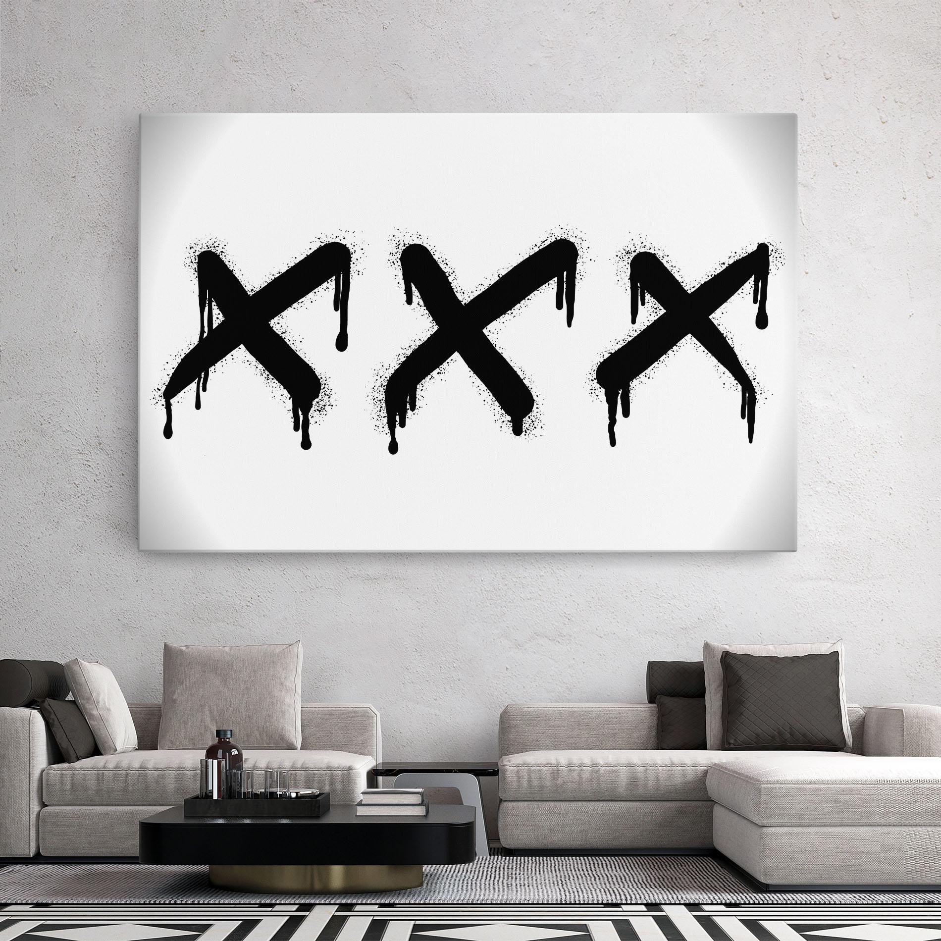 Leinwandbild Grafiti X Spray mockup 2