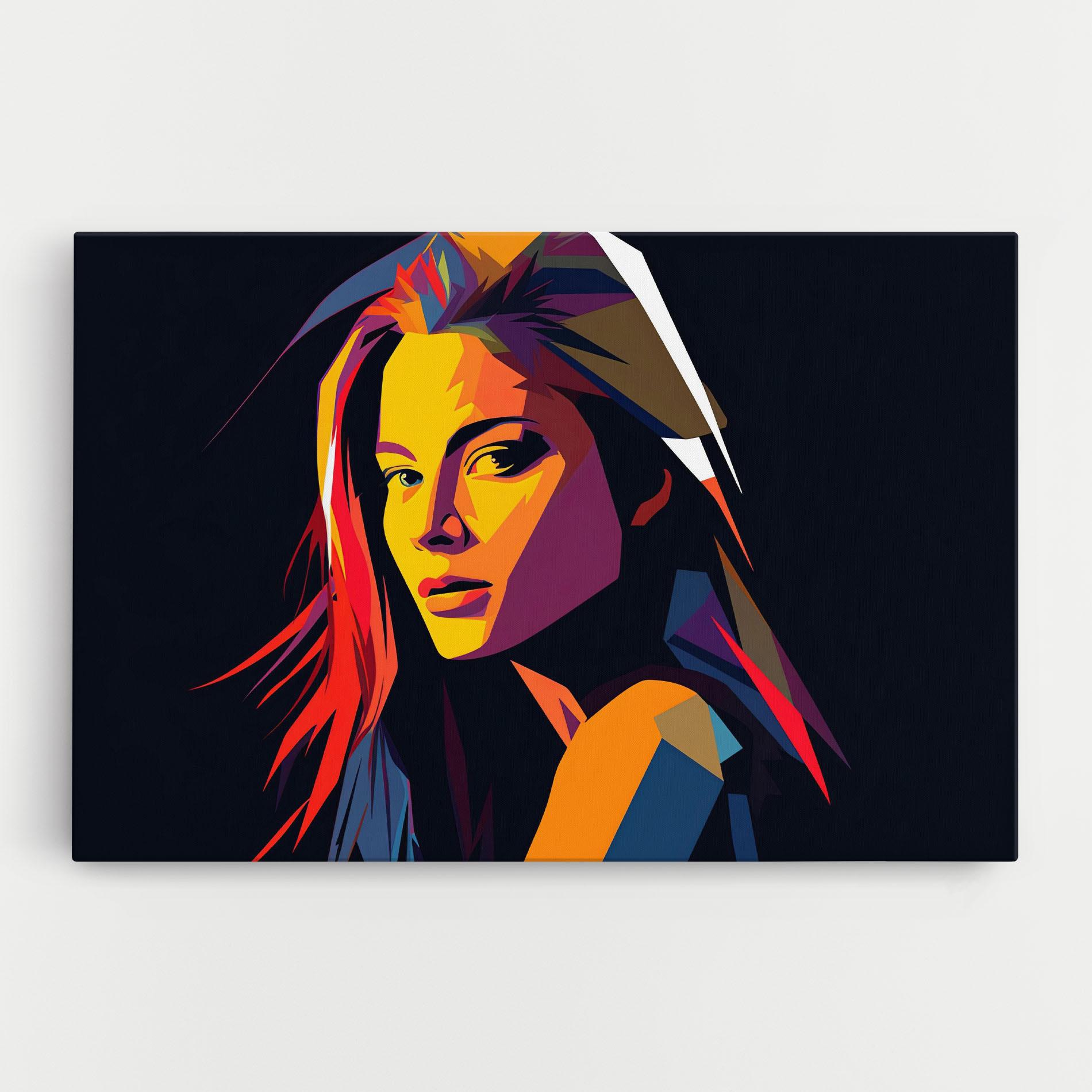 Leinwandbild Orange Pop Light mockup 0