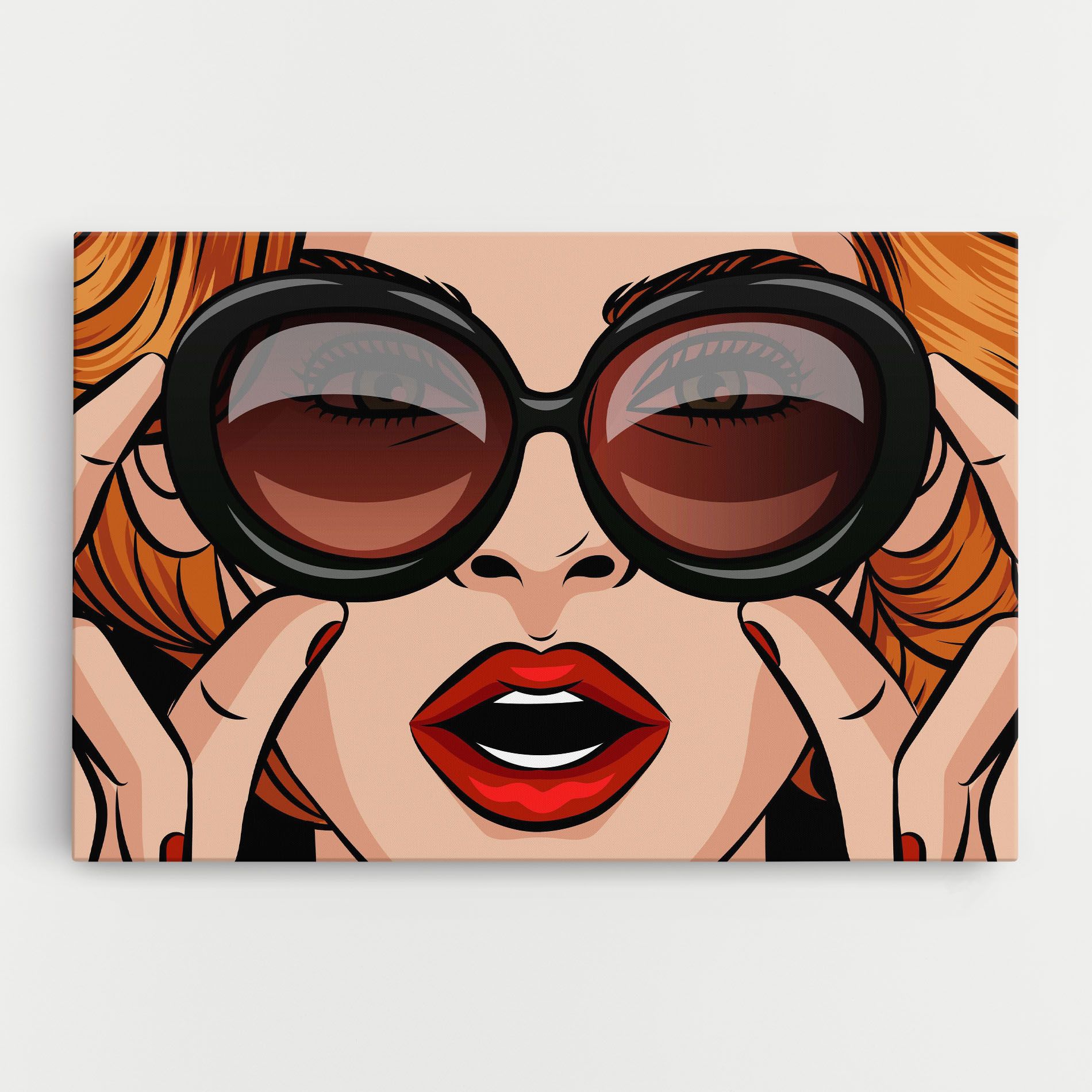 Pop Glasses Woman mockup 0