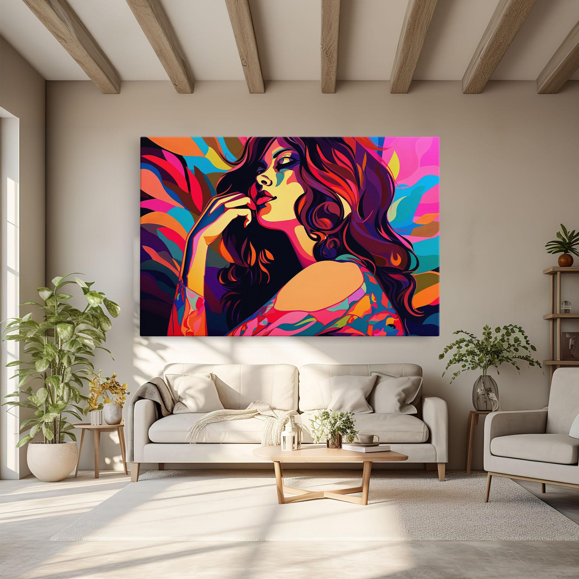 Leinwandbild Pop Color Mix mockup 6