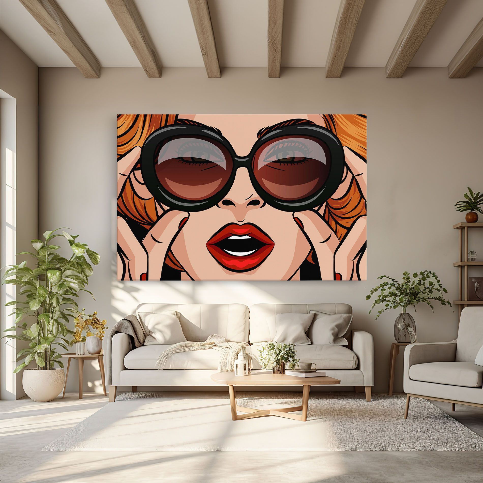 Pop Glasses Woman mockup 6