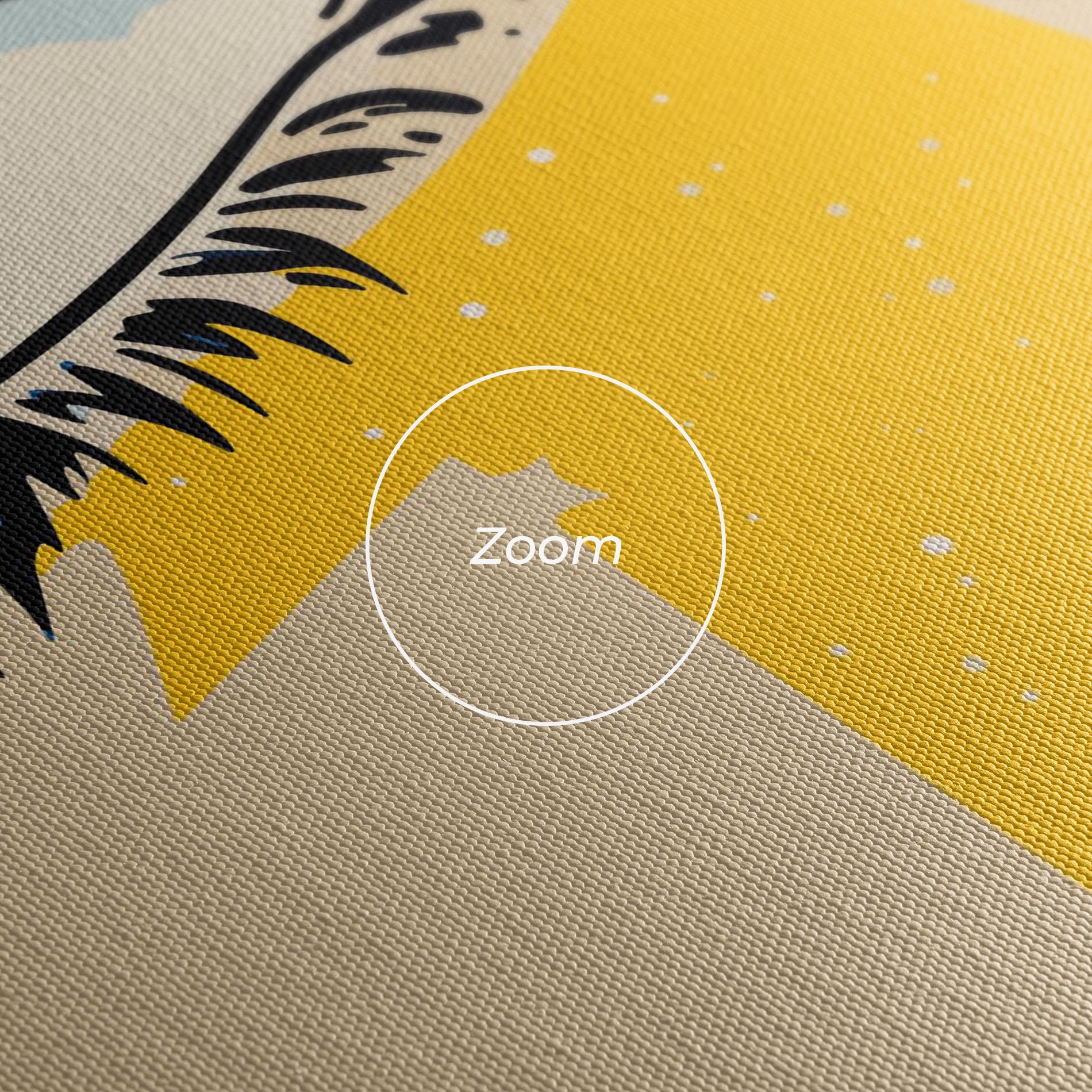 Leinwandbild Blue Pop Eye mockup 3