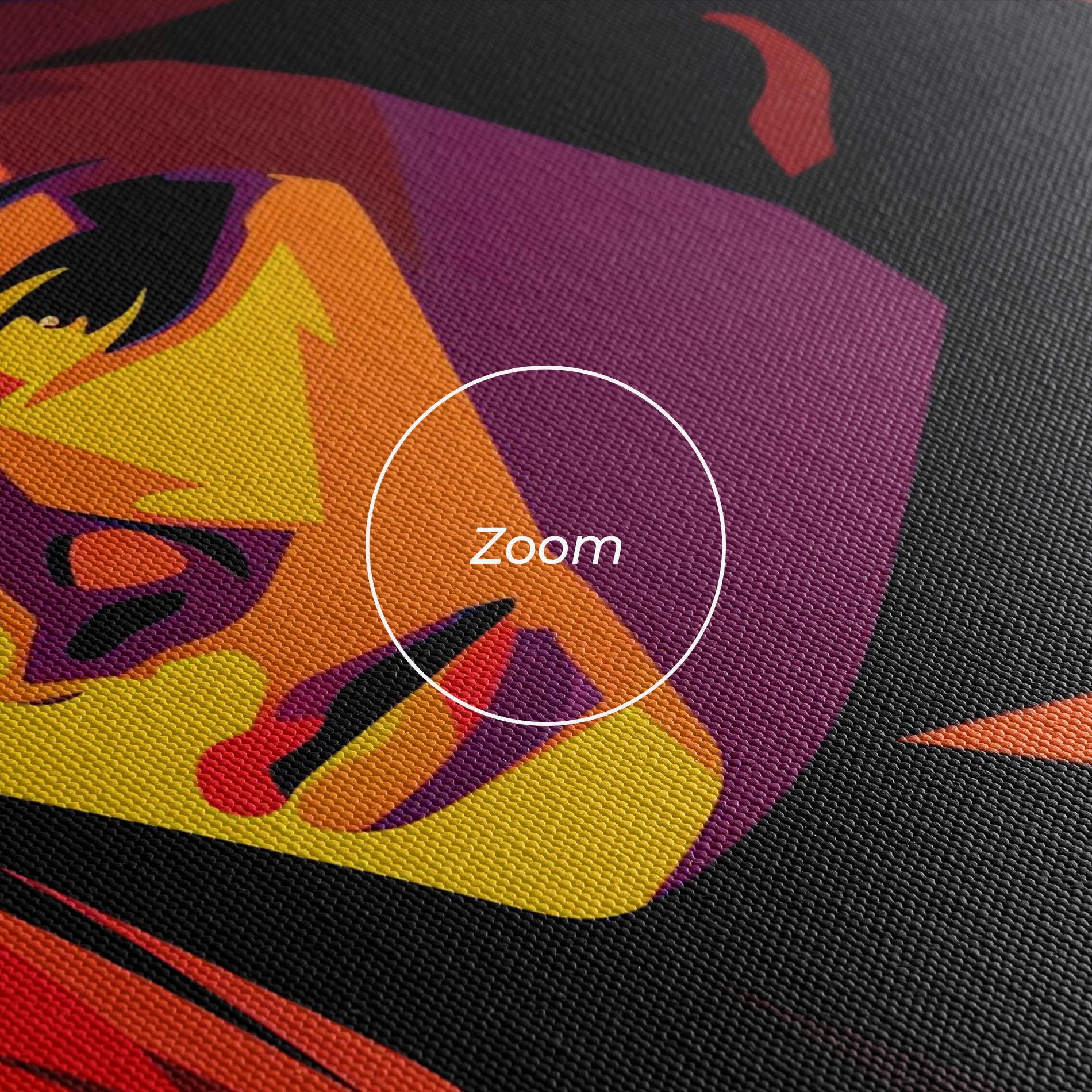 Leinwandbild Orange Pop Light mockup 3