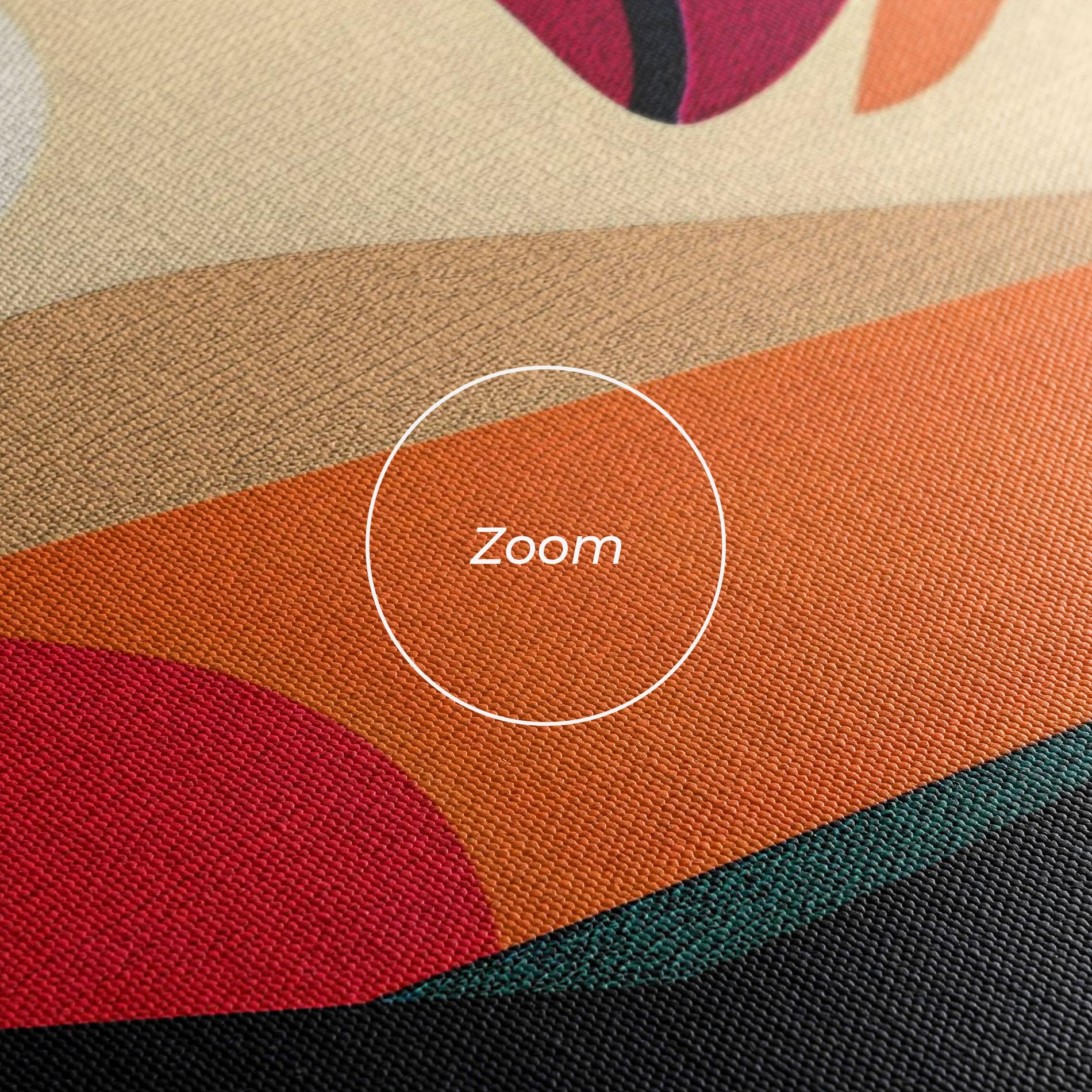 Leinwandbild Pop Art Lips mockup 3