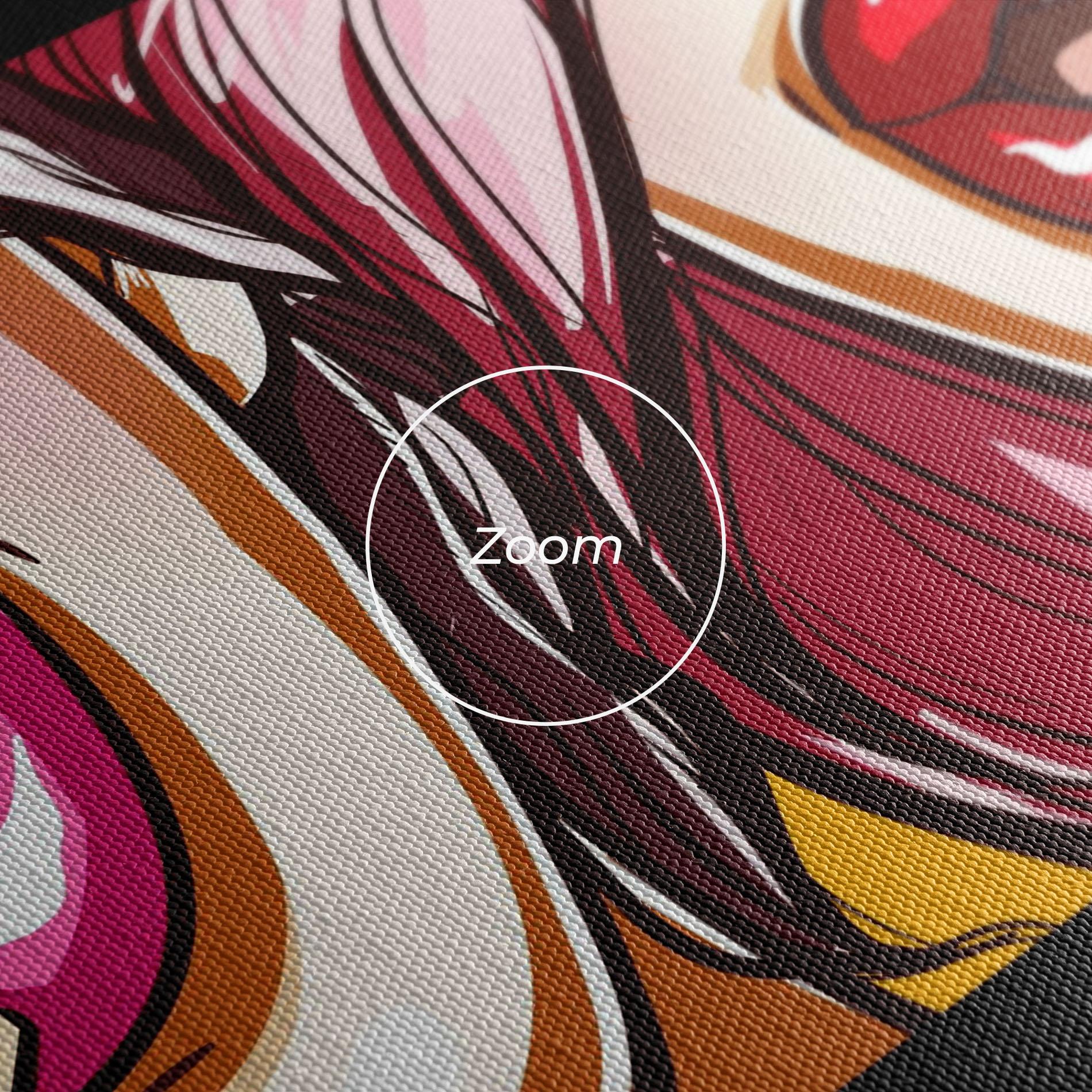 Leinwandbild Pop Art Sushi mockup 3