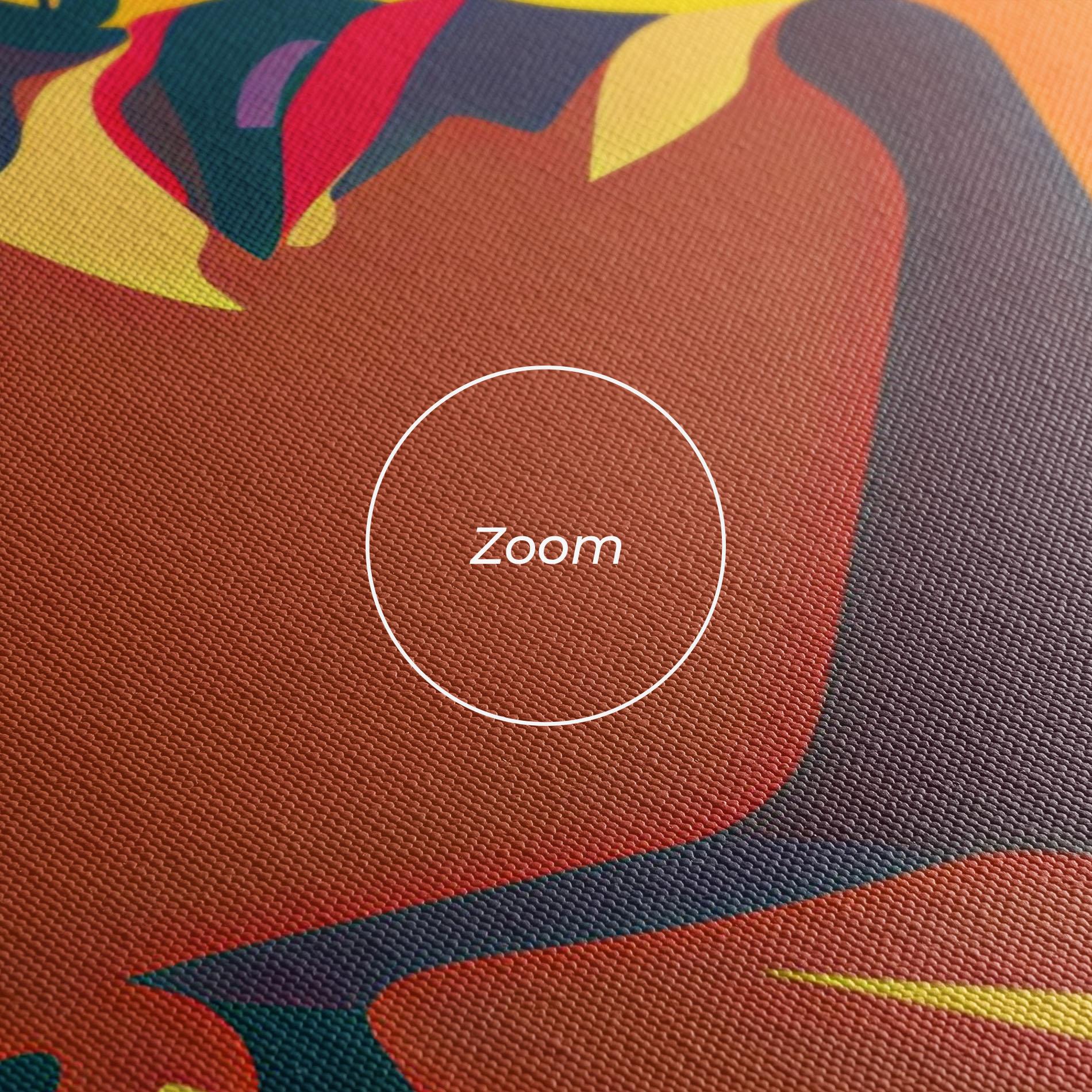 Leinwandbild Pop Female Color mockup 3