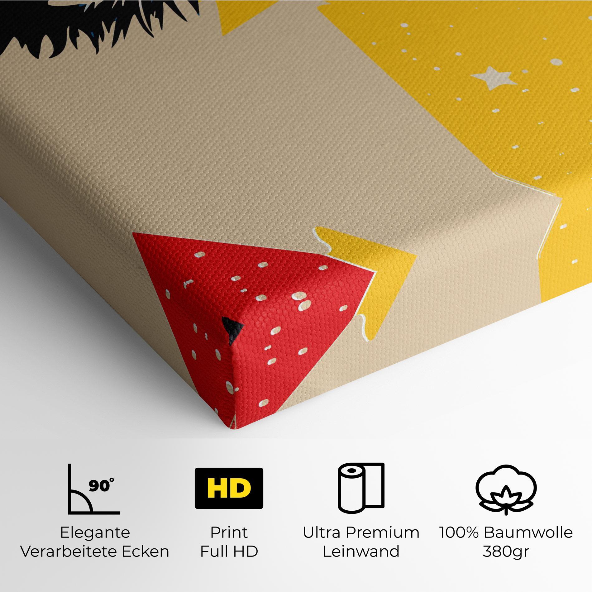 Leinwandbild Blue Pop Eye mockup 4