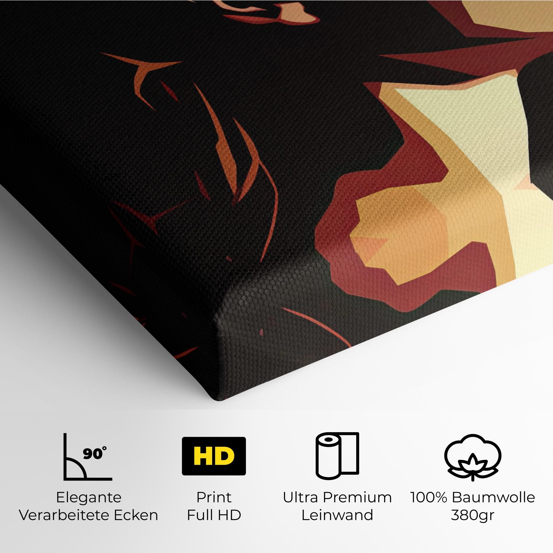 Cream Red Pop Art mockup 4