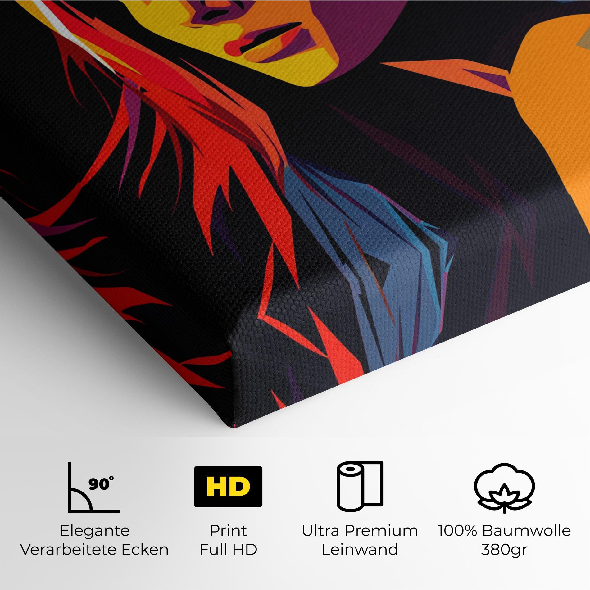 Leinwandbild Orange Pop Light mockup 4