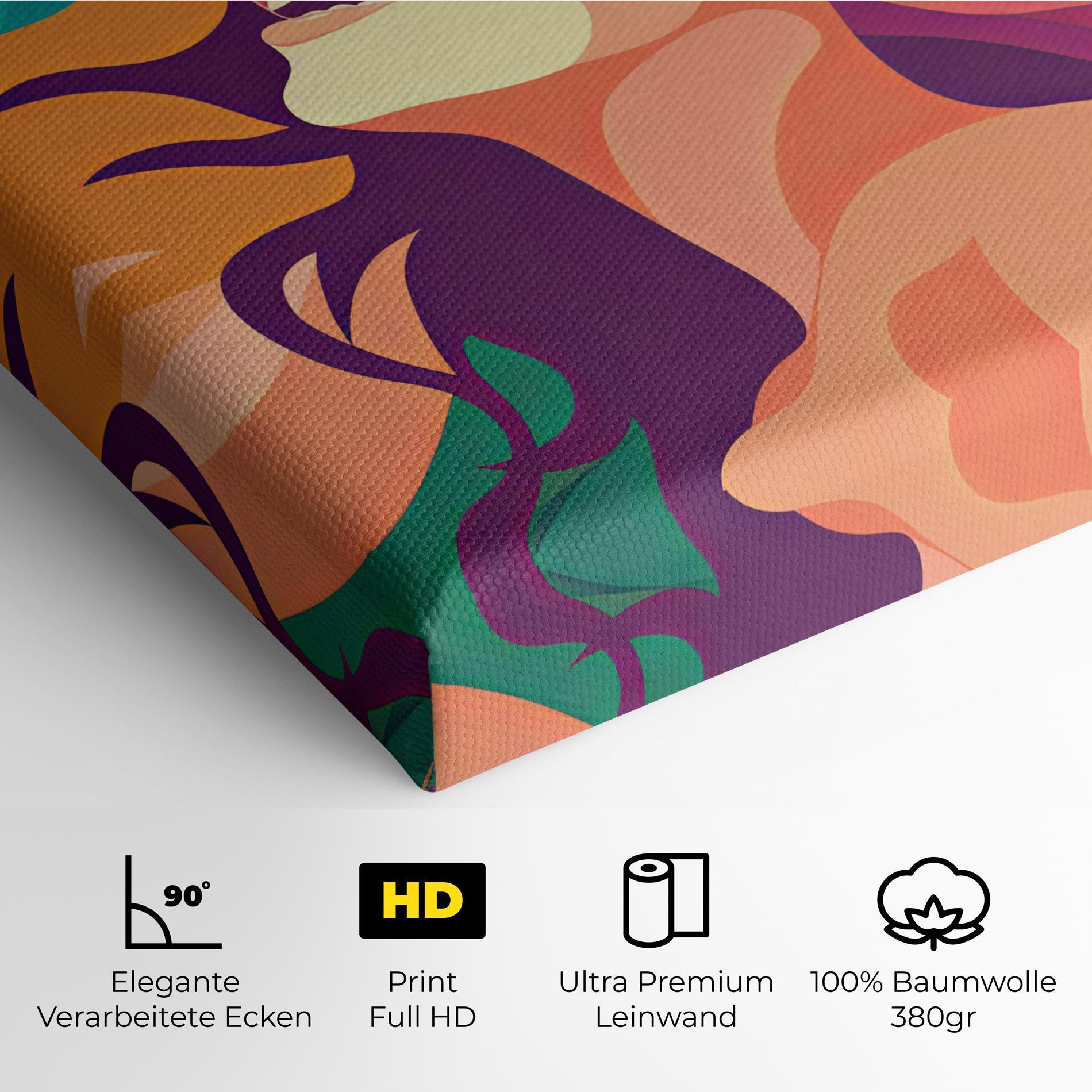 Leinwandbild Pink Pop Hair mockup 4