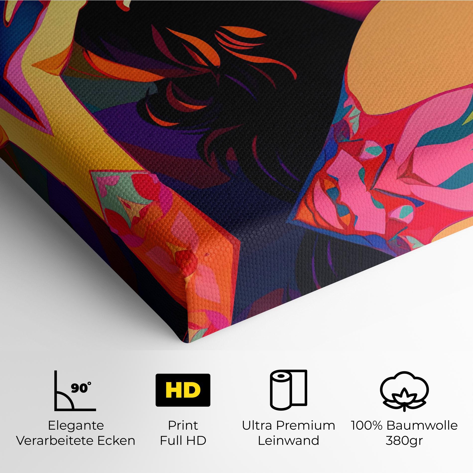 Leinwandbild Pop Color Mix mockup 4