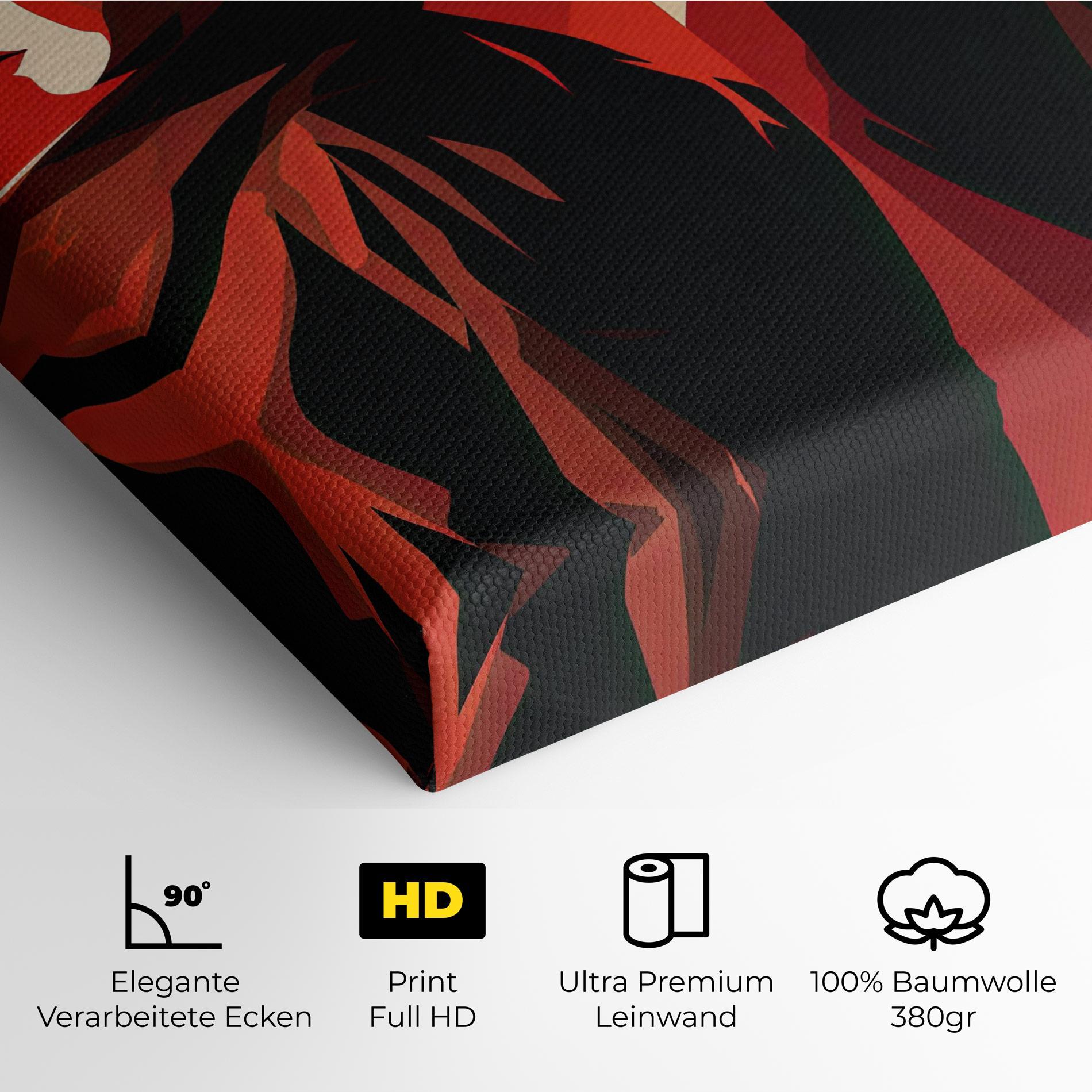 Leinwandbild Pop Outfit Lady mockup 4