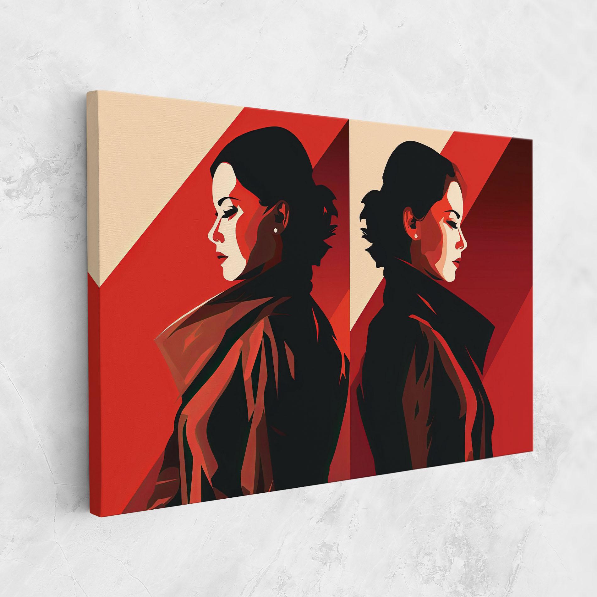 Leinwandbild Pop Outfit Lady mockup 1